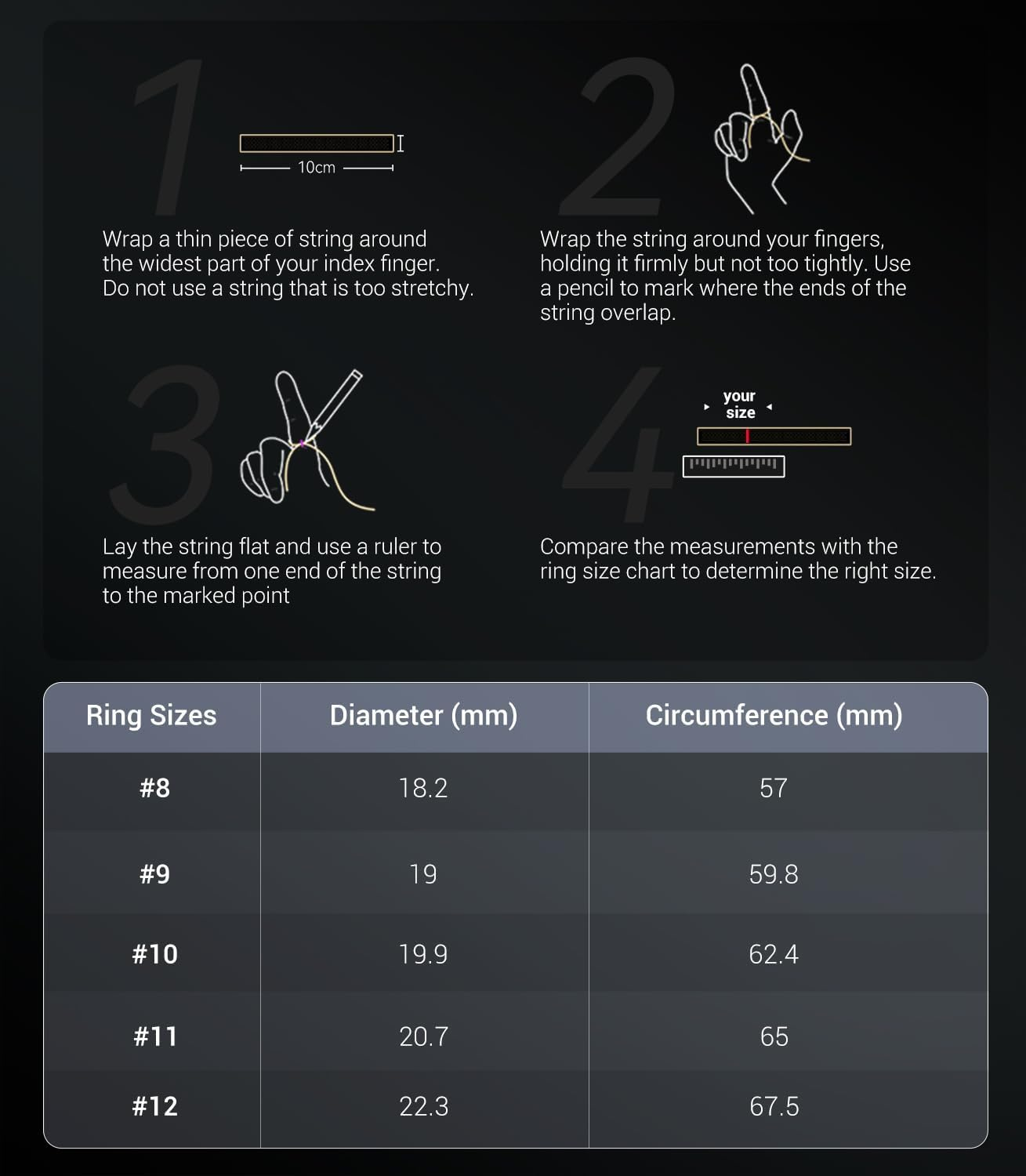 Smart Ring 6Th Generation 【JZ5.0 Chip & 0% Measurement Error】【Military Tested Titanium Design & IP68】 Fitness Ring - 30 Language Support Smart Rings for Men and Women for Android Ios #12