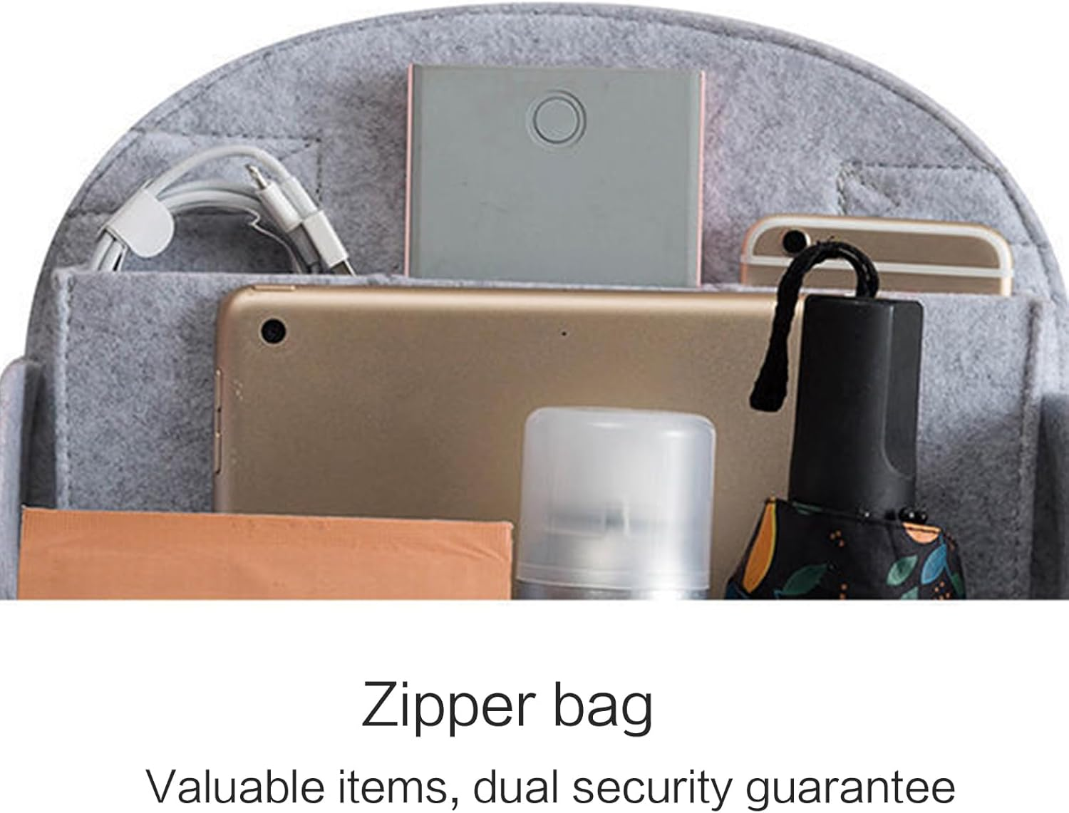 [Xinsheinelry] Backpack Shoulder Bag Handbag Organizer Insert Small Divider Felt Pocket Travel Rucksack Travel Backpack image number 6