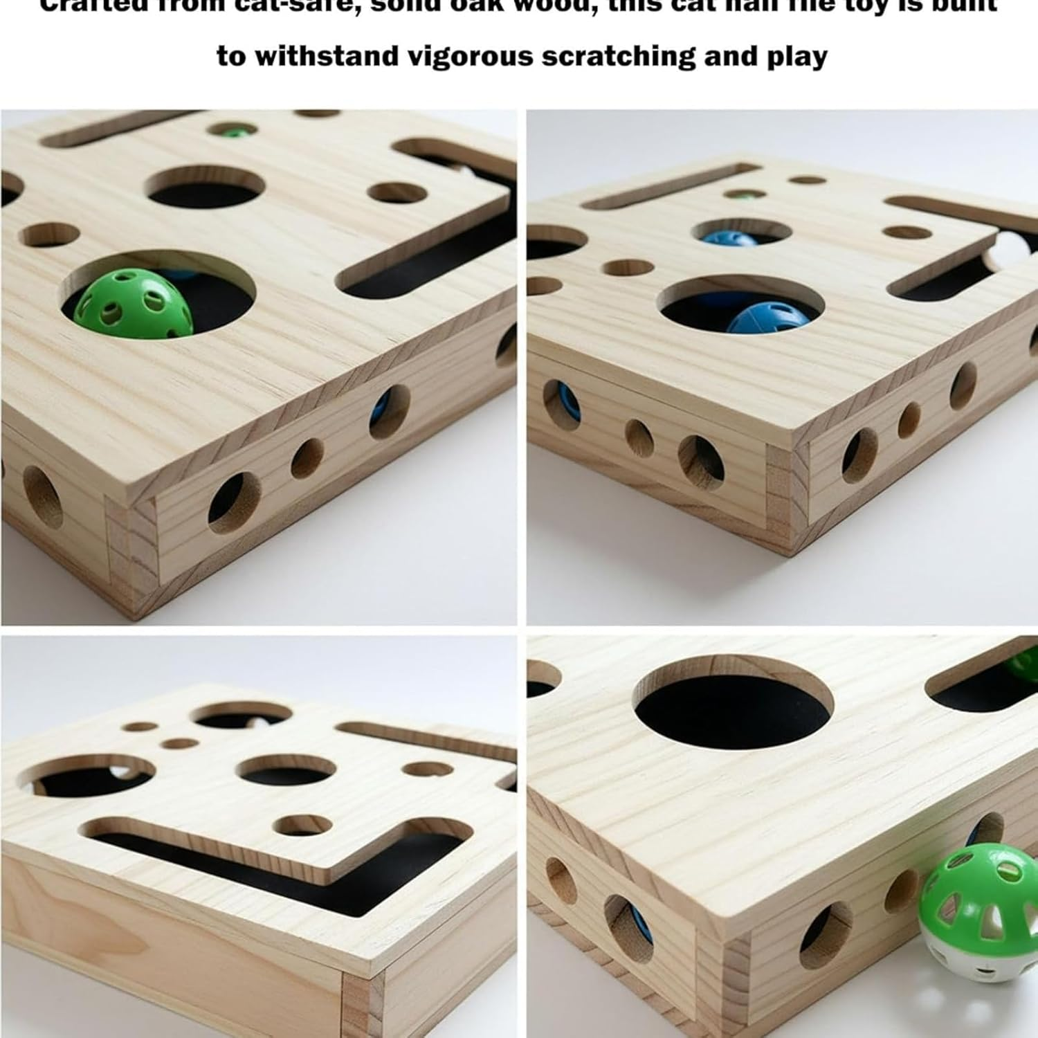 Cat Nail File Enrichment Box, Cat Scratch Puzzle Enrichment Box, No More Nail Clipping & Keep Furniture Away from Claws, Stress-Free Alternative to Claw Clippers & Grinders image number 6