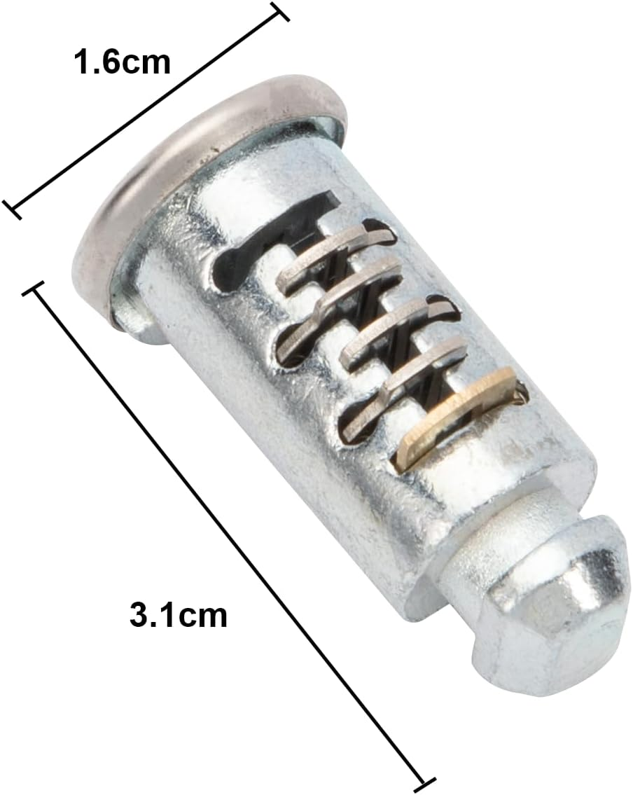 4 Pack Lock Cores for Thule, Replacement for Thule Rack Core, Key Cylinder for Bike Rack Lock, Roof Cargo Lock, Roof Rack Locks, Cross Bars, Towers, Ski Rack Etc image number 1