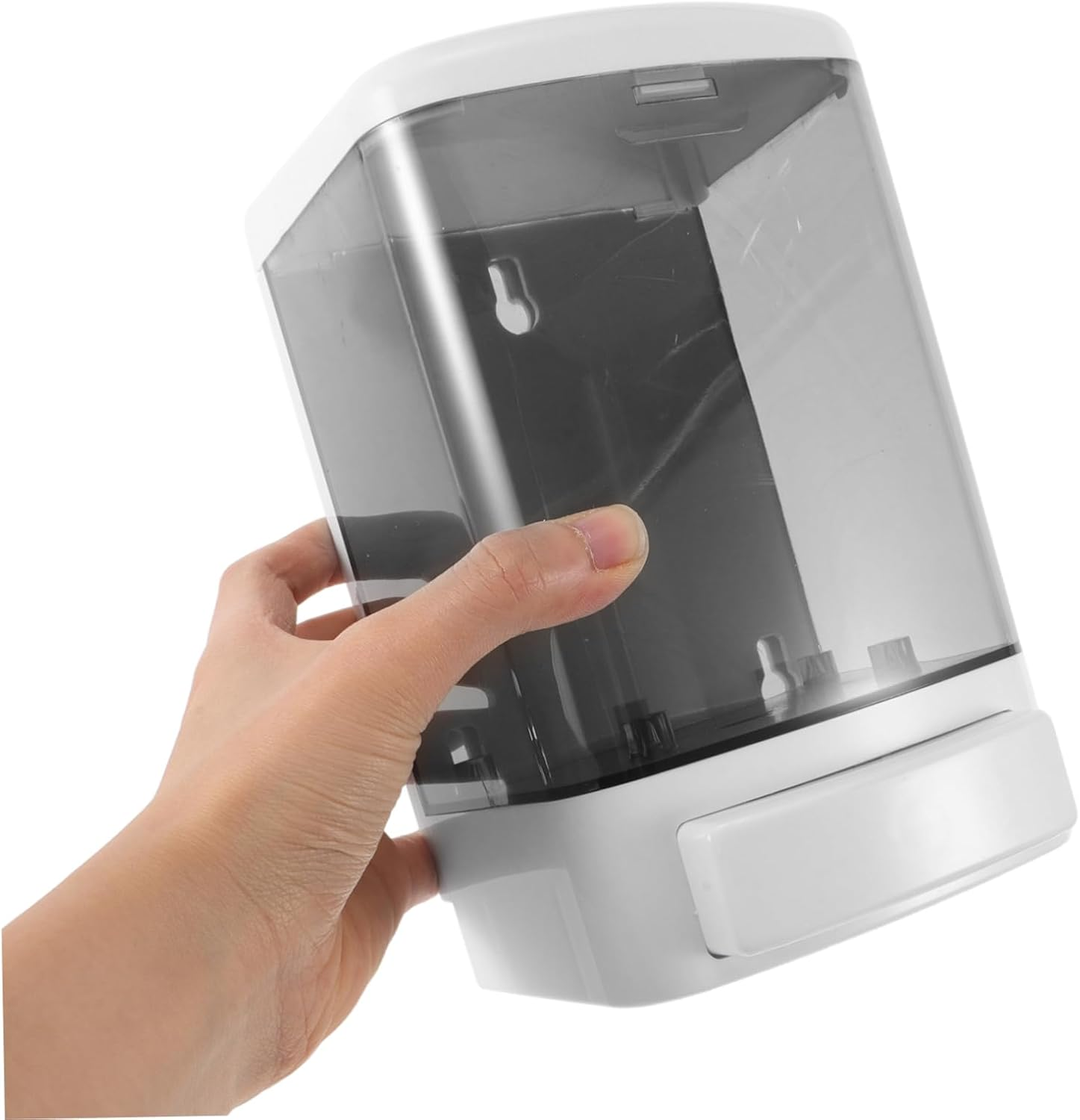 ELAYARD 2Pcs Wall-Mounted Soap Dispenser Hand Soap Dispenser for Bathroom Detachable Manual Dispense Wall Mounted Plastic Hand Pump Bottle Abs Black image number 1