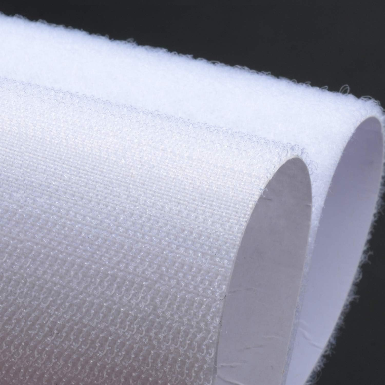 2X4 Inch Adhesive Square Hook and Loop Tape - 12 Sets - Sticky Back Fastener for Indoor or Outdoor Use - Instead of Holes and Screws,White image number 7