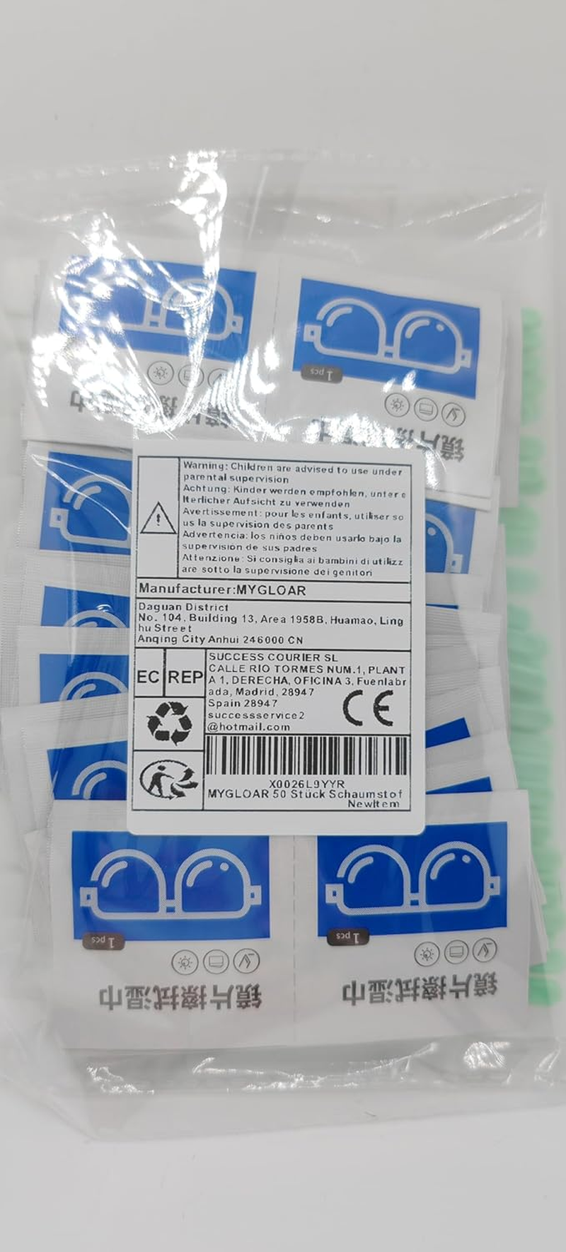 50Pcs Foam Cleaning Swabs Sterile Cleaning Sponge Sponge Swabs for Cameras Lens Inkjet Printer Soft Cotton Tips with 50 Cleaning Wipes image number 2