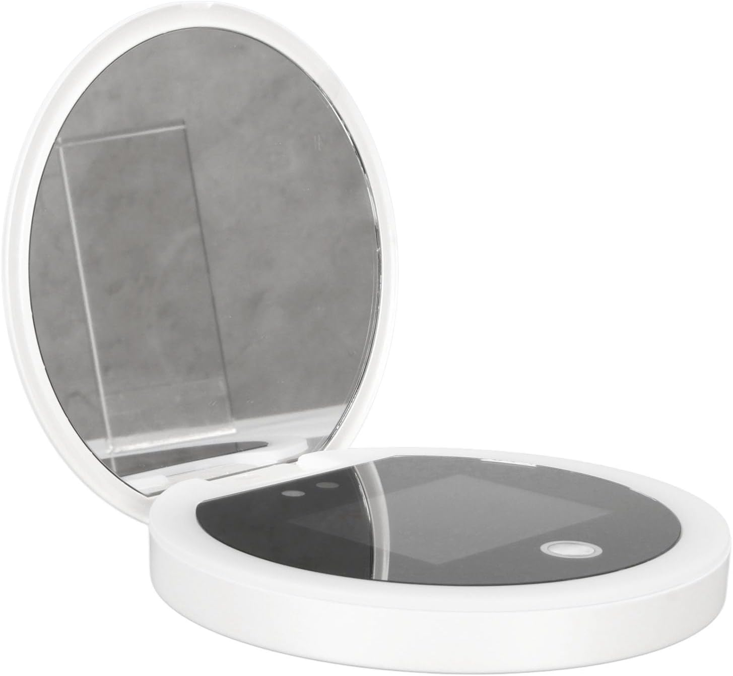 Denash Sunscreen Mirror UV Camera, 3.5In Pocket Size Controllable Brightness UV Mirror HD Screen with Light for Outside image number 1