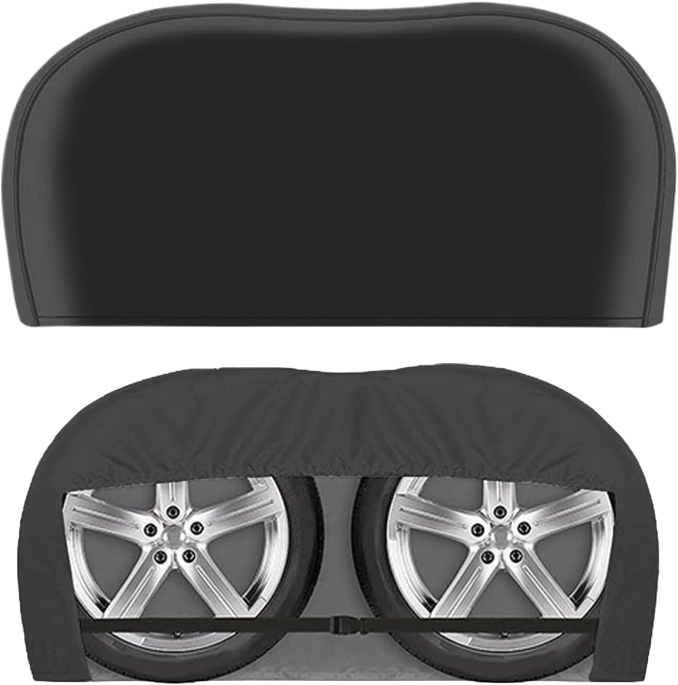 Rrlihjgu Motorhome Tire Cover, Spare Wheel Covers, Waterproof Wheel Protector Automotive Accessories 26 to 30 Inch for Road Rain Outdoor Camping Motorhome image number 3