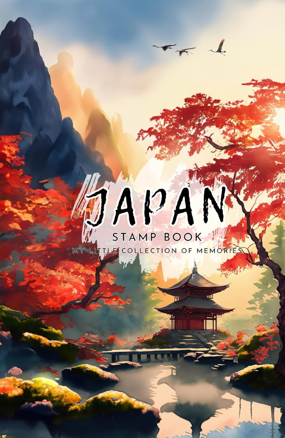 Japan Stamp Book - Autumn Maple Edition: My Little Collection of Memories image number 1