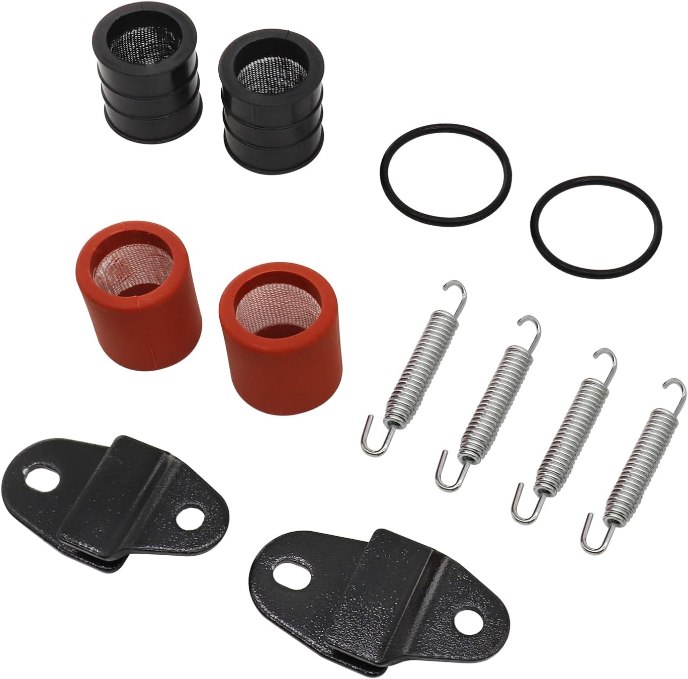 Exhaust Muffler Joint Gasket Spring Stay Kit for Yamaha Banshee 350 YFZ350 1987 1988-2006, LE 03-04, SE 05-06, SP 06 image number 4