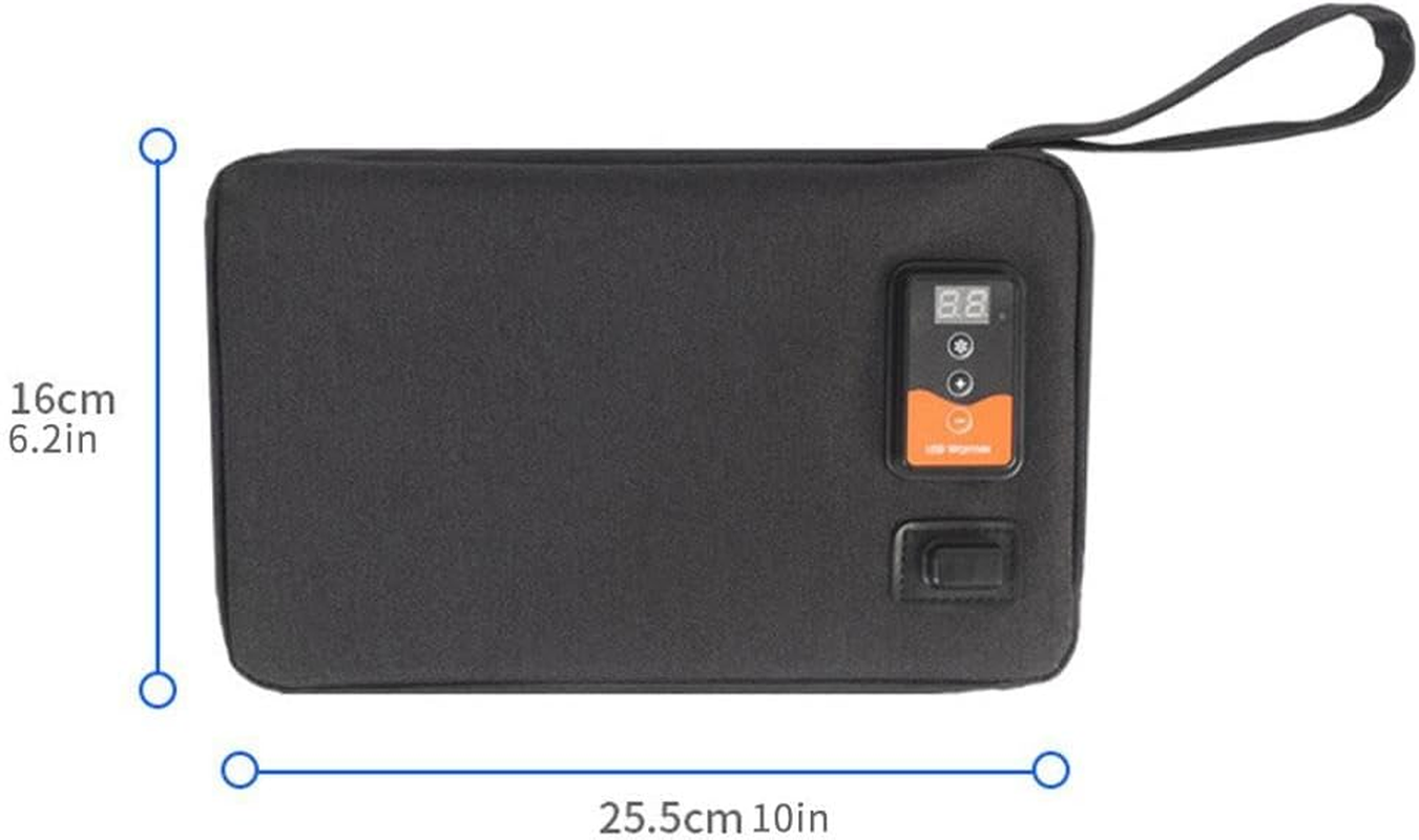 Portable Baby Wipe Warmer, USB Baby Wipes Warmer for Babies with 30&deg;C to 60&deg;C Adjustable Heating Temperature, Diaper Wipe Warmer up to 80Pcs Wipes Capacity, for Home, Travel, Camping, Car image number 2