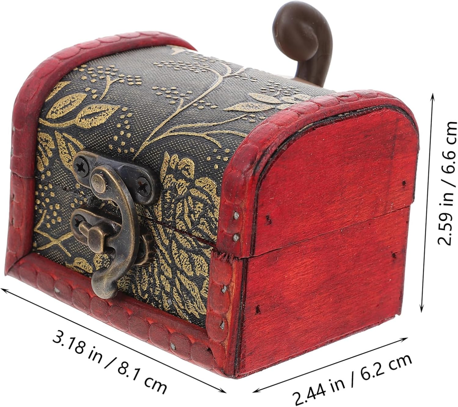 Hohopeti 1Set Pirate Treasure Chest with Gemstones Acrylic Keepsake Box for Treasure Hunts Party Decorations and Stage Props Design for Imagination image number 3