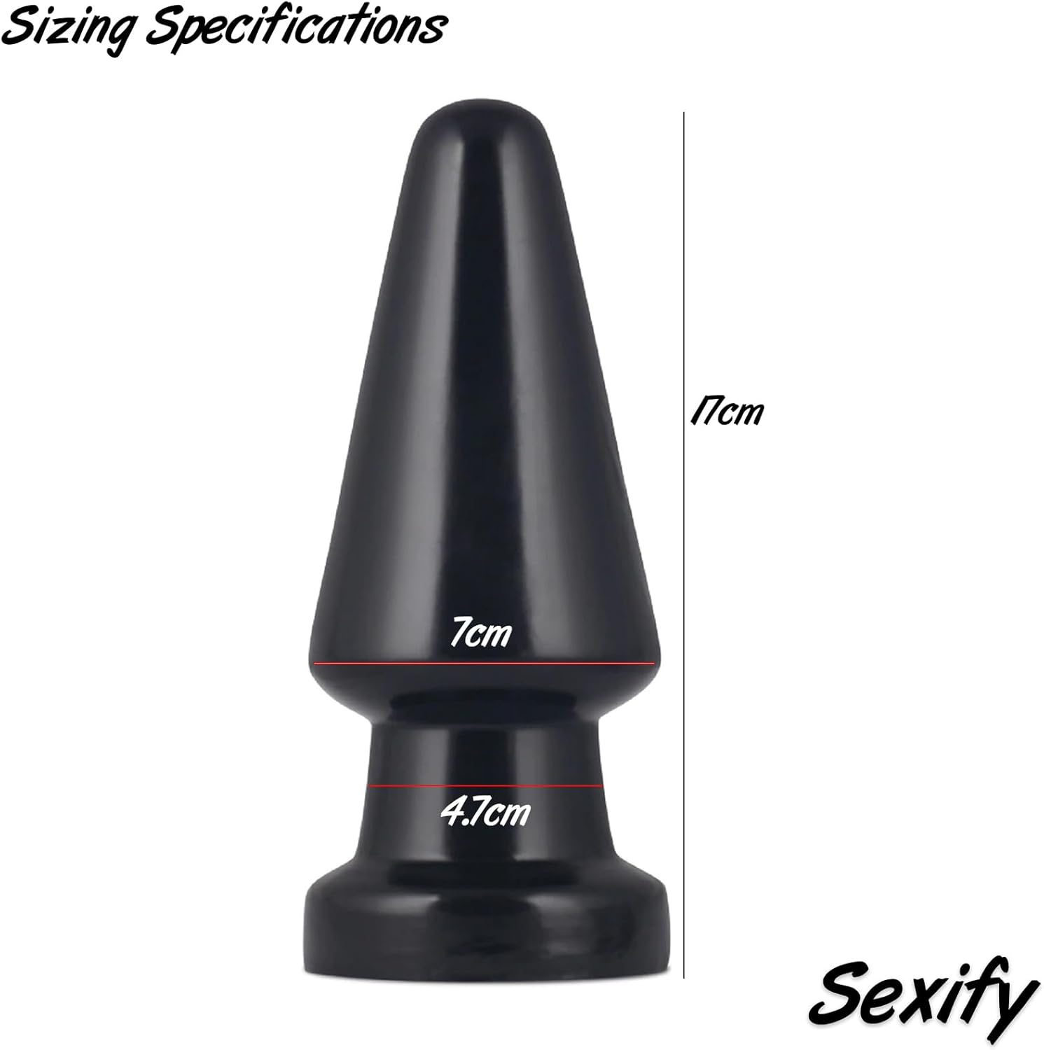 XL Anal Butt Plug BIG Dildo Dong Monster Fat Massive Thick Extra Large HUGE Silicone Anal Beads Sex Toy image number 4