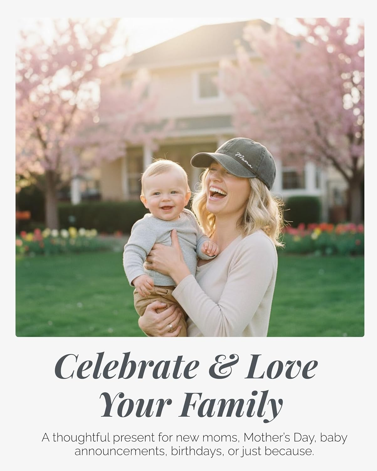 Cool Mom Hats, Fun Dad Hat, Mama Hats for Women, Distressed Mom Hat Baseball Caps - Grey-Mama image number 4