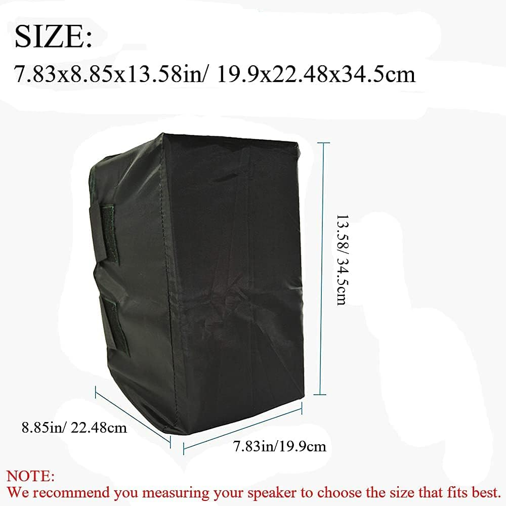 UCARE Speaker Covers Wall Mountable Waterproof Anti-Uv Speaker Covers for Indoor Outdoor Speakers Oxford Dustproof Patio Speakers Sound Stand Cover (One Cover) image number 3