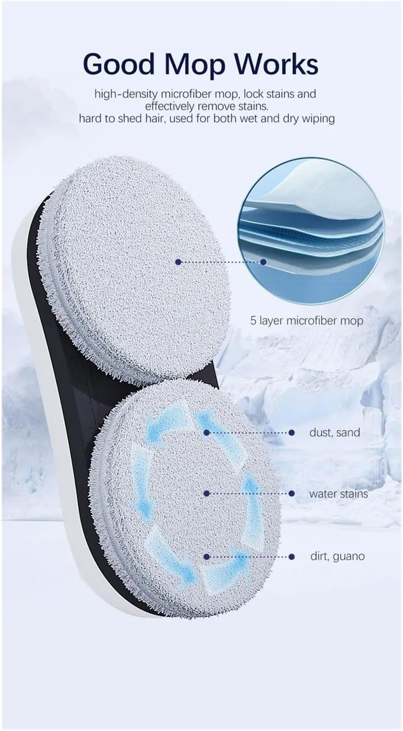 12 Pcs Cleaning Cloth for Smart Window Cleaning Robot image number 2