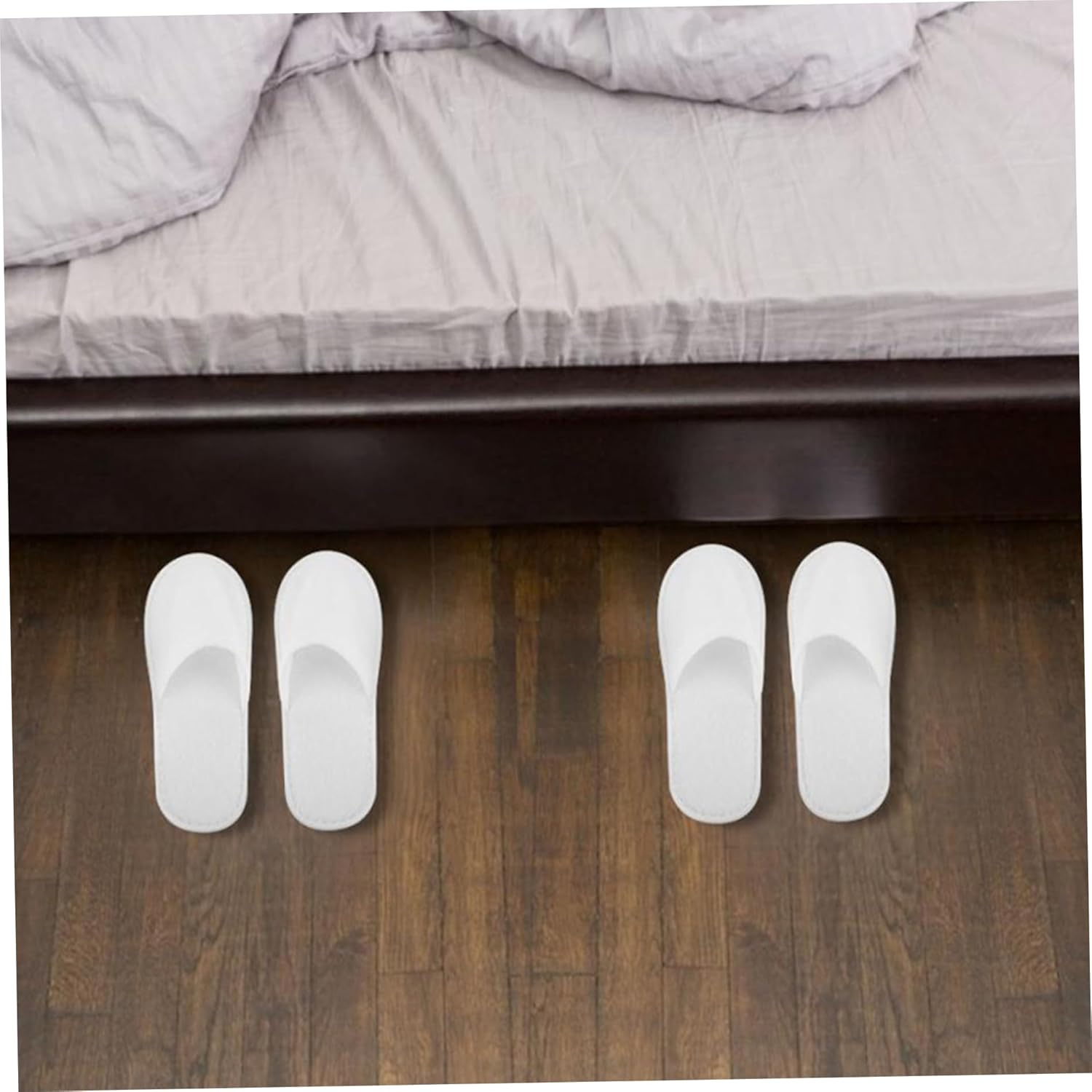 Spa Slippers 5 Pairs of Disposable Slippers for Kids, Breathable & Non-Slip Room for Hotels, Travel & Home, Towel for Children image number 1