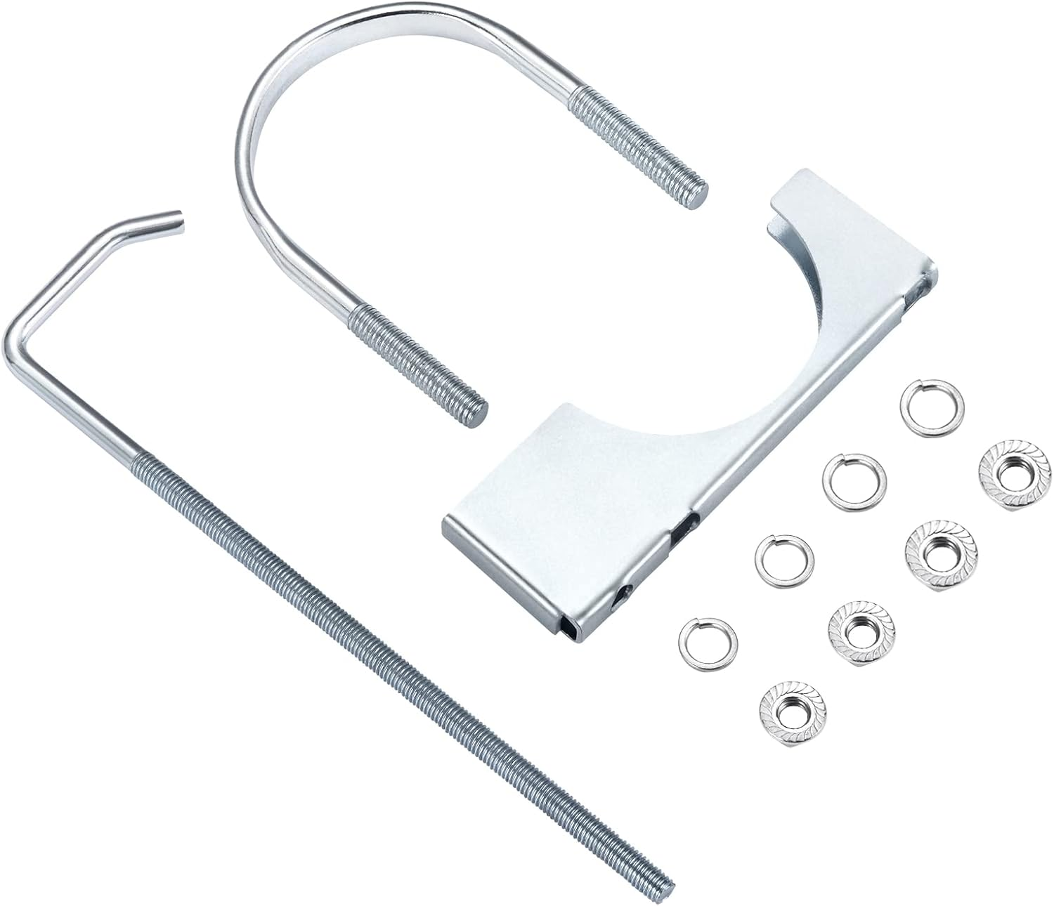 3" Universal Exhaust Clamp with Hanger for Ford F150 and Truck Exhaust Pipe Hanger image number 5