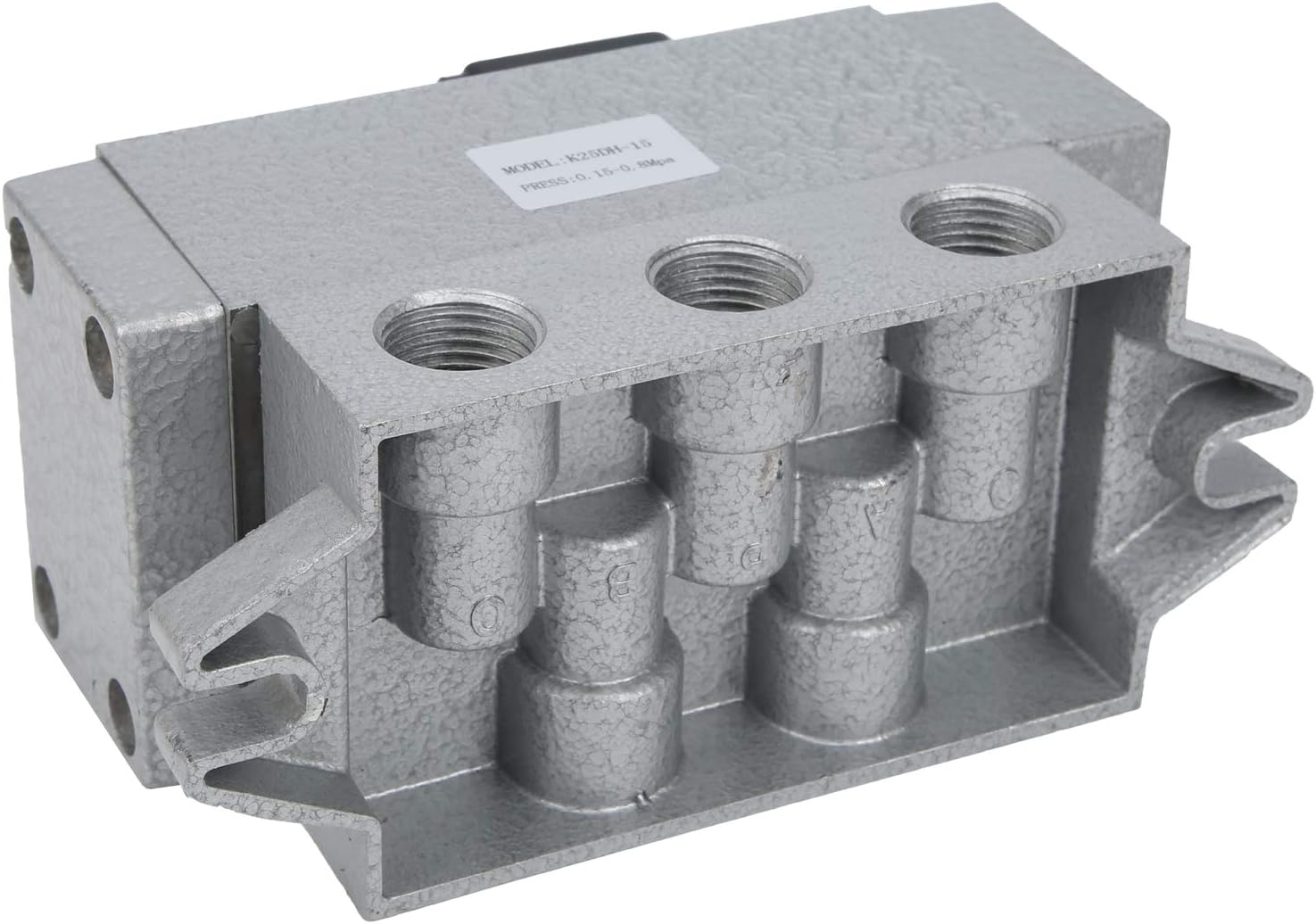 Jectse Electric Solenoid Valve,G1/2In 2 Position 5 Way Solenoid Valve,Aluminum Alloy Single Control Directional, Automatic Compensation Function for Seal Wear (DC12V) image number 6