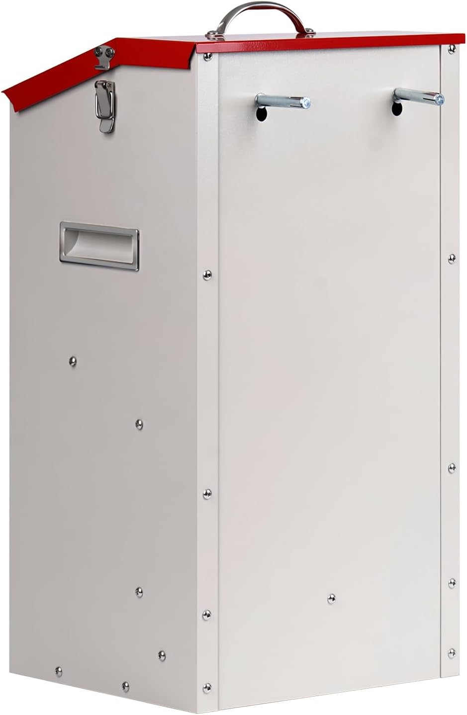 KHEARPSL Galvanized Automatic Dog Feeder Large Breed Dog Food Dispenser for Large Dogs, 25Lbs Outdoor Pets Feeder Gravity Food Feeder image number 2