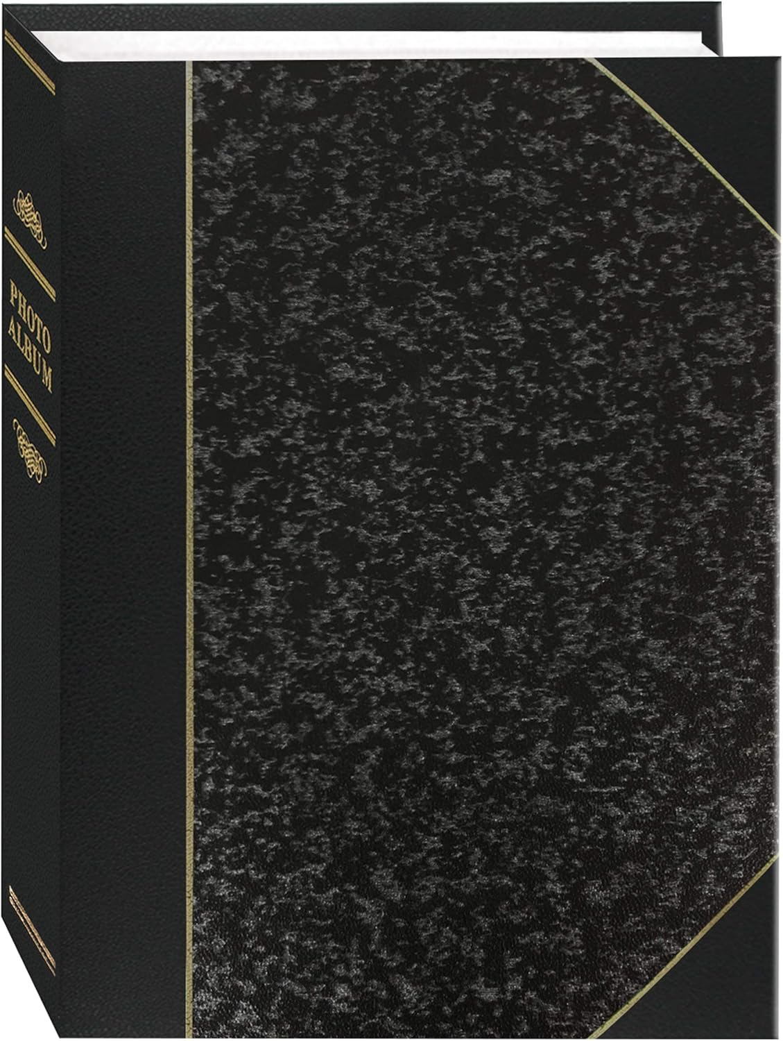 Ledger 50 Memo Pocket 5X7 Photo Album, Blue - Silver