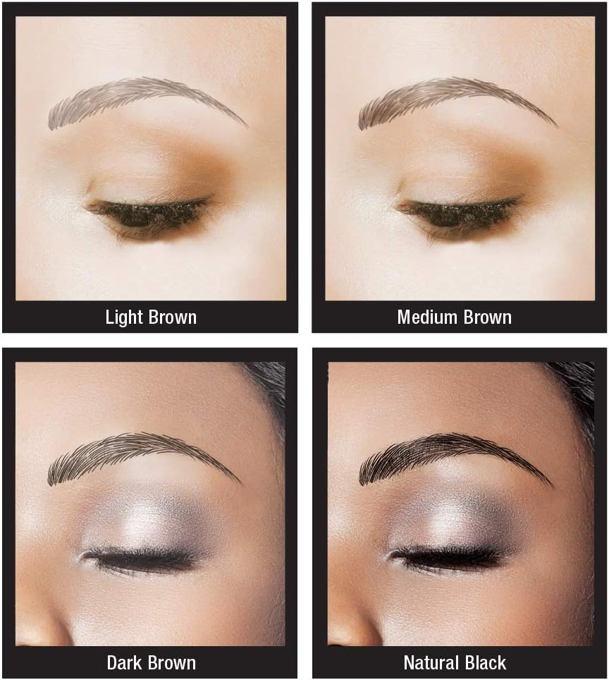 Godefroy Mybrows Long Lasting Eyebrow Transfers, Medium Arch, Medium Brown, 12-Pairs of Brows image number 7