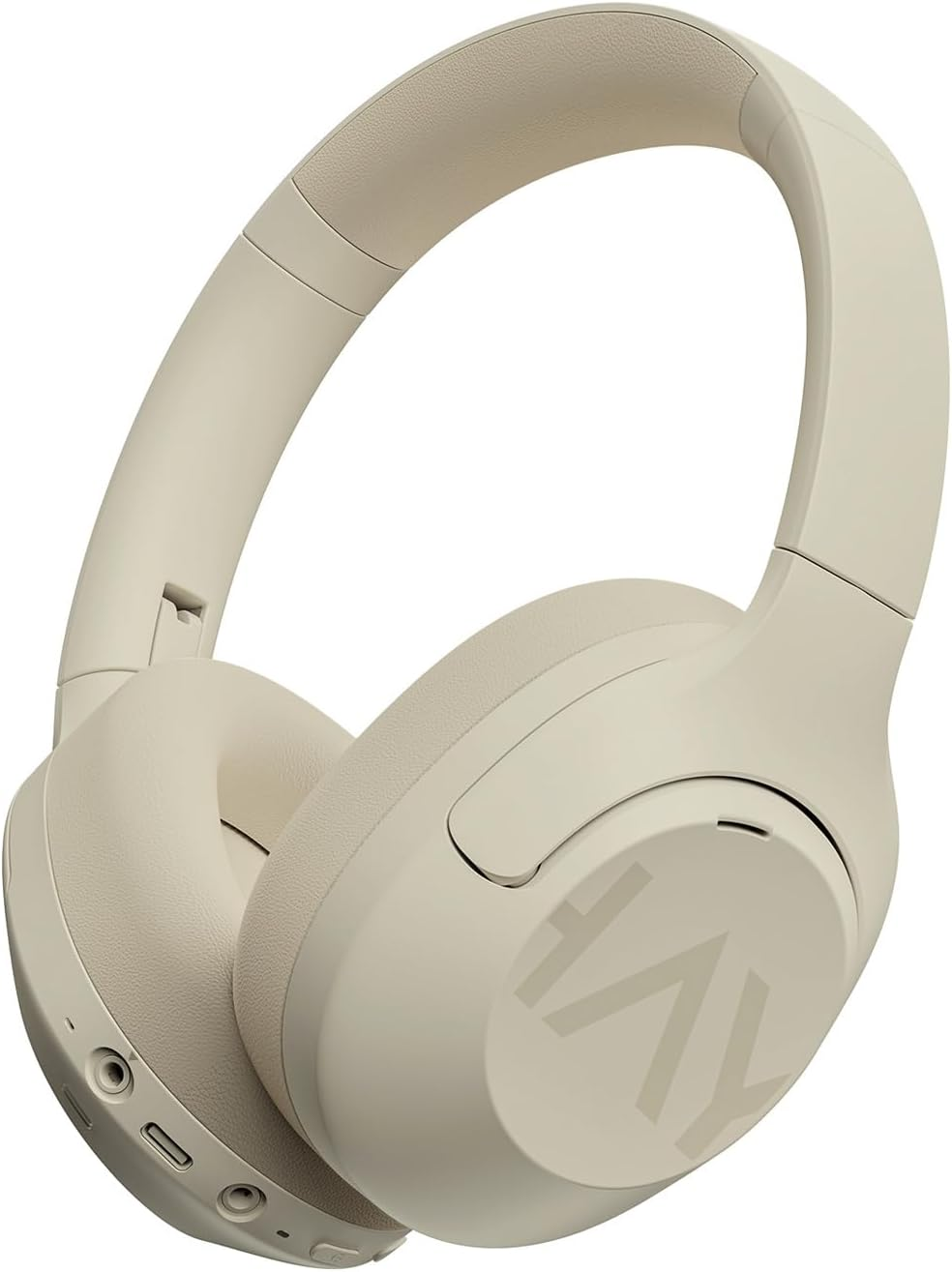 Haylou HL-S30WH Wireless Noise Cancelling Headphone, S30 (Maximum - 43 Db), Powerful Neukan, Bluetooth 5.4, High Resolution, 360 Spatial Audio, up to 80 Hours of Playback, Microphone Included, 2