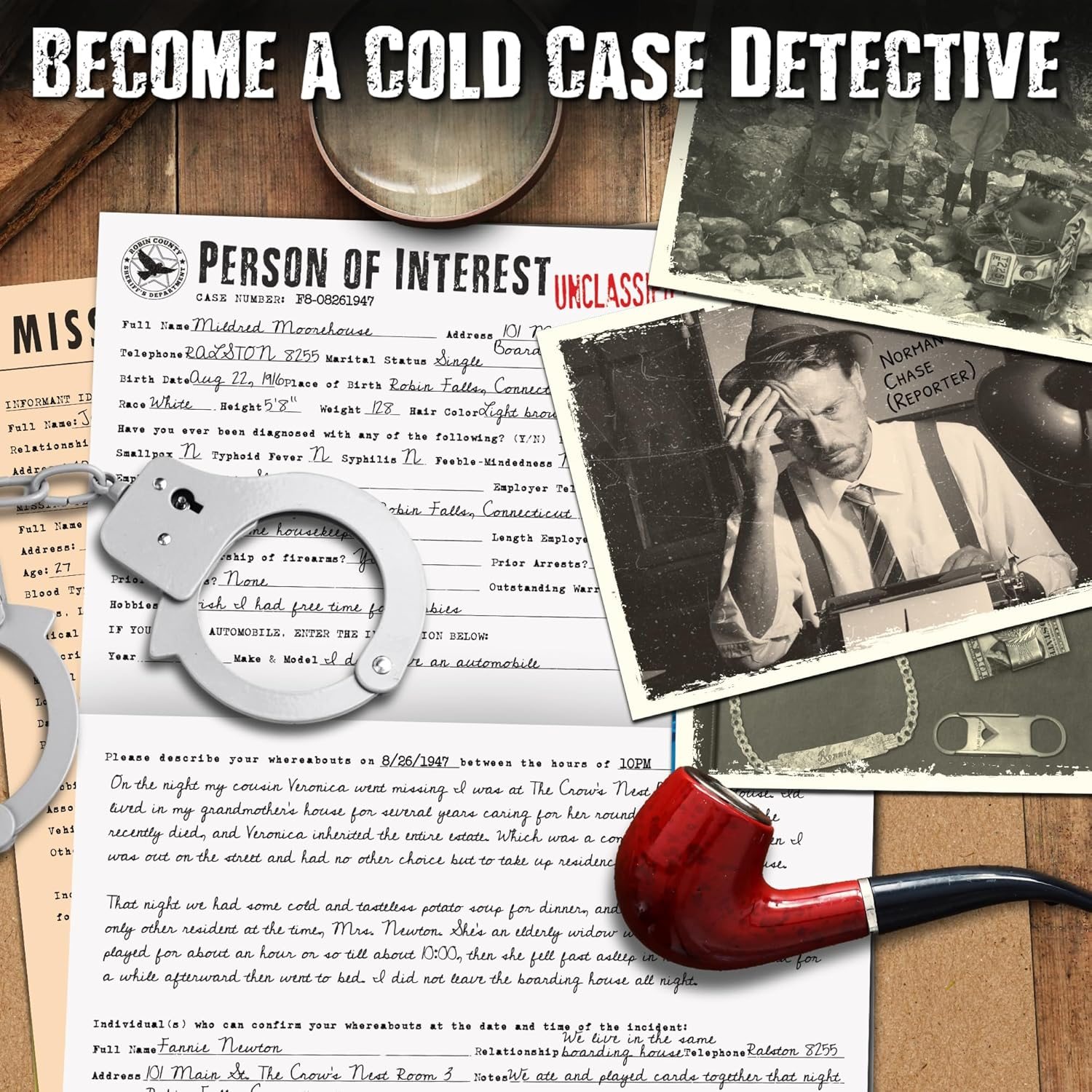 Unsolved CASE Files | Falcone, Veronica - Cold Case Murder Mystery Game | Can You Solve the Crime? image number 3
