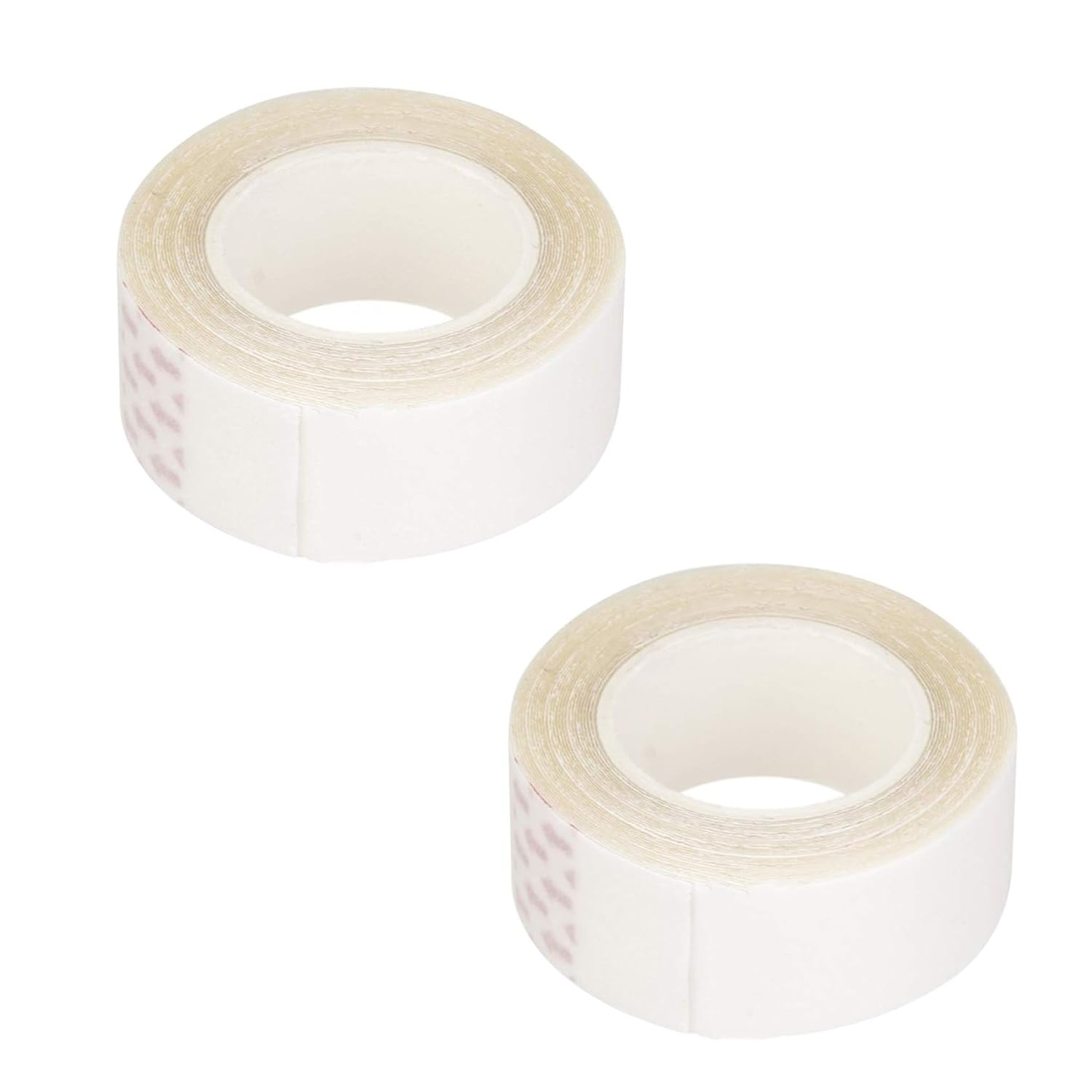 Wig Tape Double Sided for Hair Extensions, 20Mm Width 3 Yards 2 Rolls Transparent Adhesive Tape for Wigs and Toupees, Strong Hold Sweat Proof Water Resistant for All Day Lasting - Geiwogwc image number 3