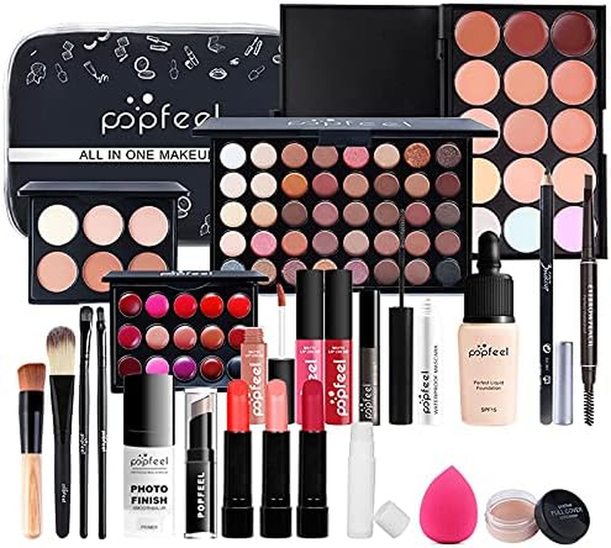 Maquillaje, Makeup Gift, Professional Make up Set for Teenage Girls 13-15, All in One Makeup Kit for Women Full Kit, Cosmetics Teenagers, Makeup Palette(8Pcs)