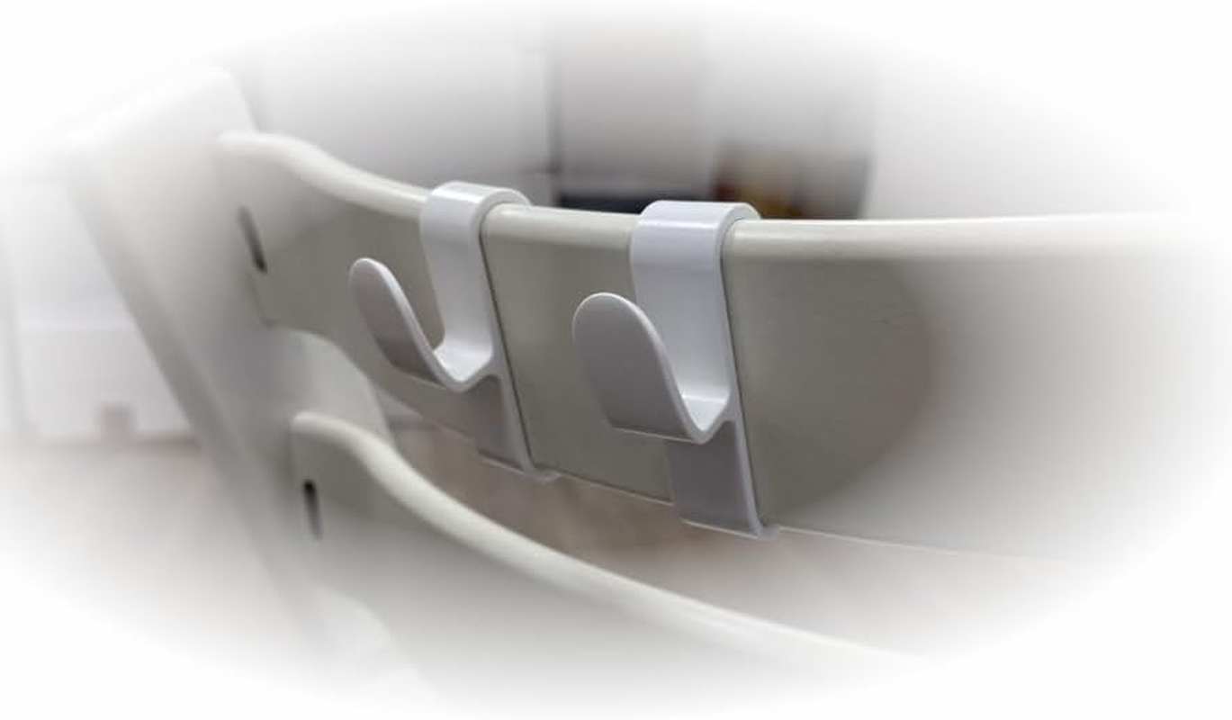 KUMETIC Adapter Suitable for IKEA Trofast Box & Mesh Basket, +2 Hooks Compatible with Stokke Tripp Trapp Baby High Chair, Children'S Chair Organiser Accessories image number 3