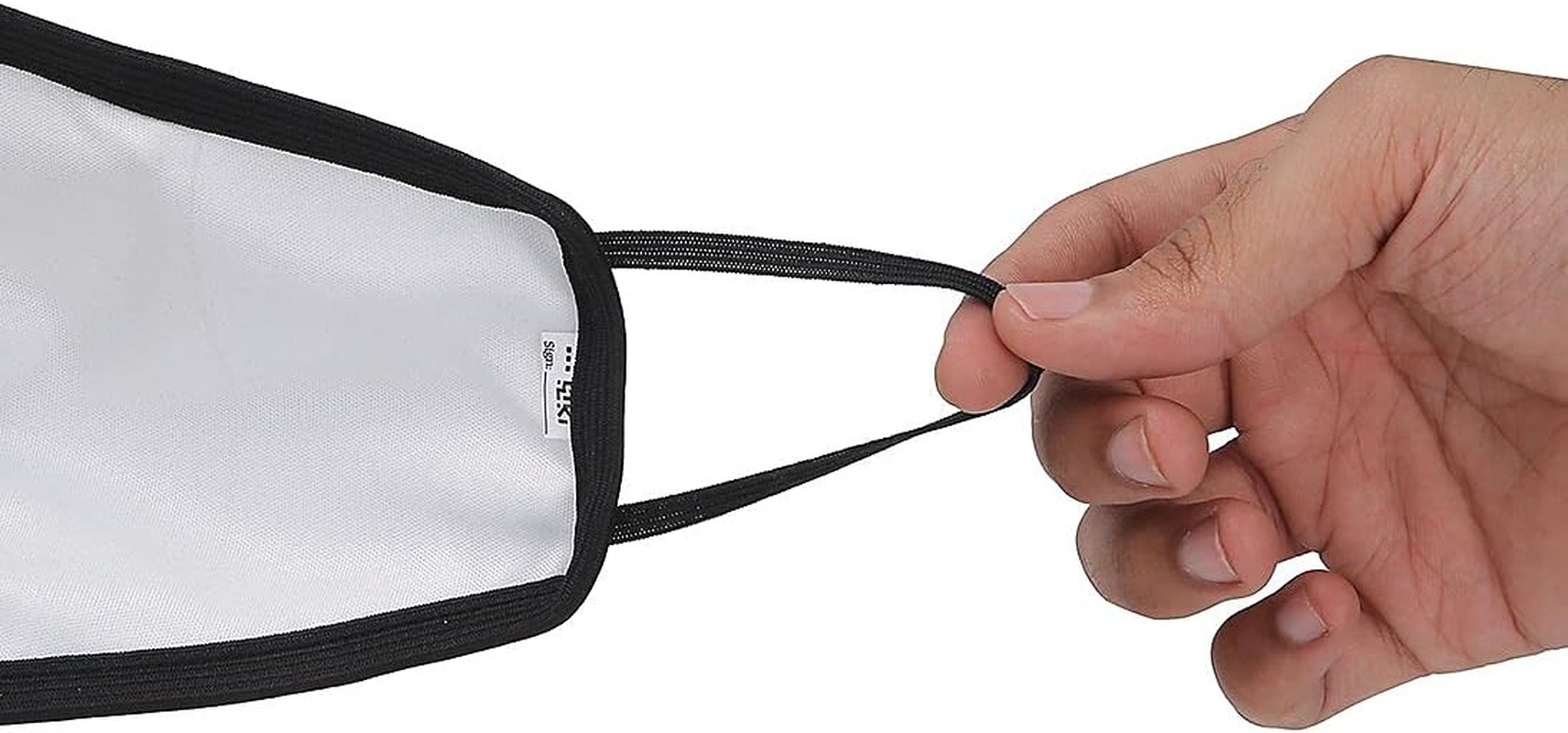 2 Kids Cloth Mask Washable with Flexi Band, Breathable, Lightweight & Reusable Cover for Kids, Boy & Girl, Flexible Fit Dust Protector, 3 Layer / 3 Ply Mask (Puzzle 2 Mask Pack) image number 2