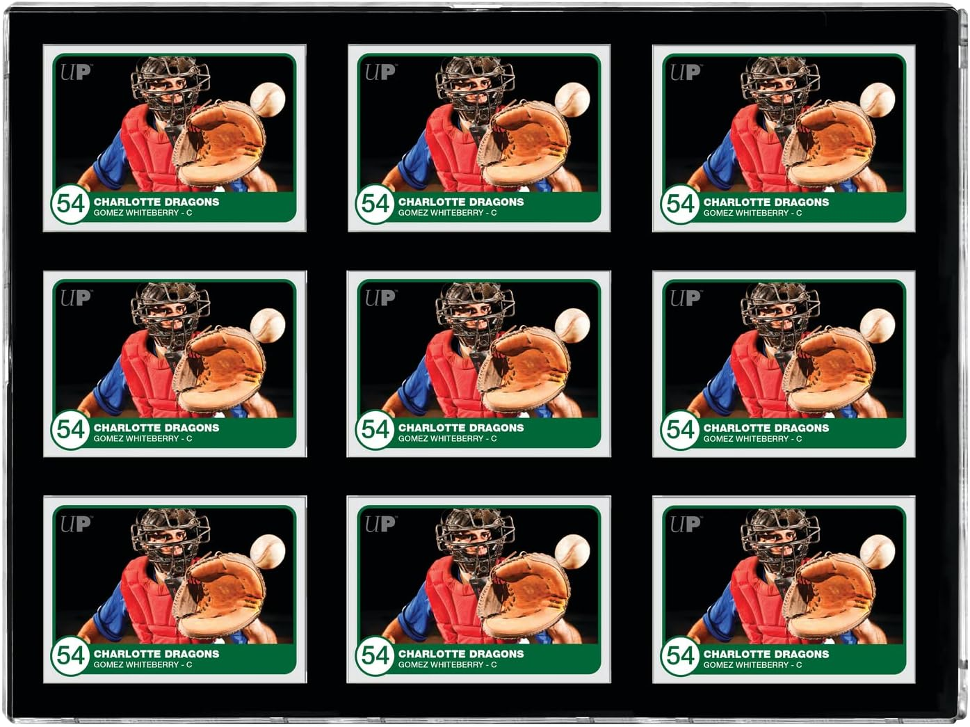 Ultra Pro 35PT 9-Card Black Border UV One-Touch Magnetic Card Holder image number 2