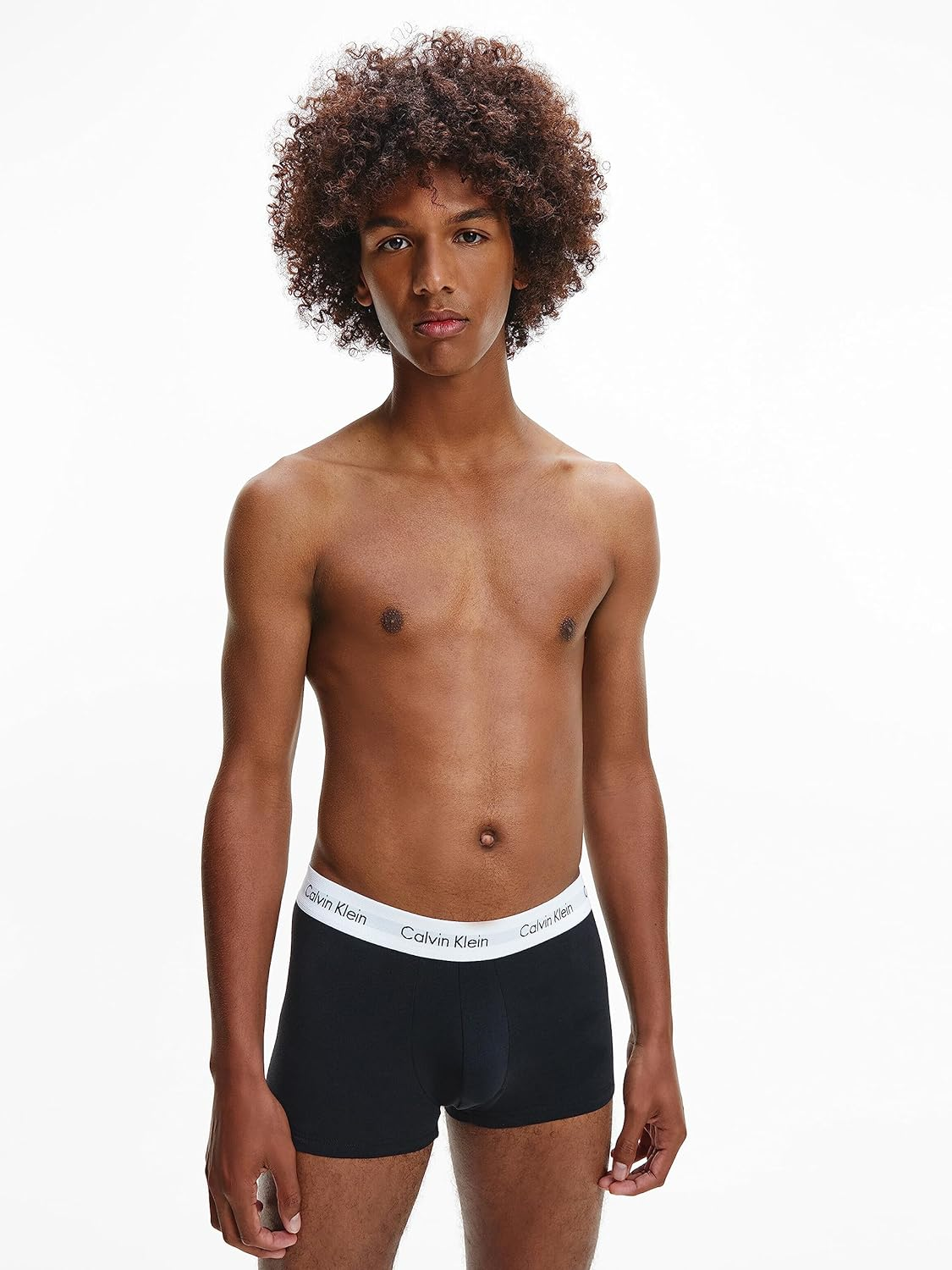 Calvin Klein Men'S Cotton Stretch Low Rise Trunk 3 Pack image number 2