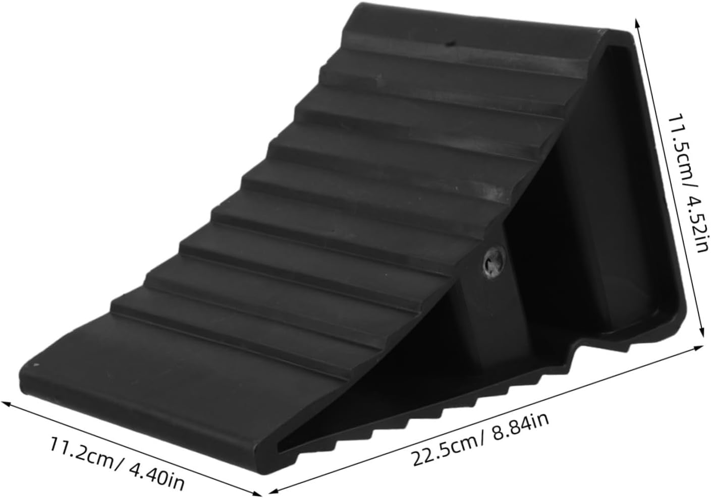 ZUNOXAZ Truck Wheel Chocks Non-Slip Wheel Blocks for Car Trailer Portable Tire Stoppers Handle image number 2