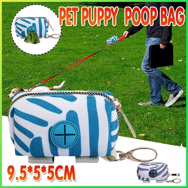 Dog Poop Bag Holder Pet Puppy Garbage Waste Pick up Bags Dispenser Pouch Outdoor - Durable, Portable Waste Bag Holder for Pet Owners - Attachable to Belts, Harnesses image number 5