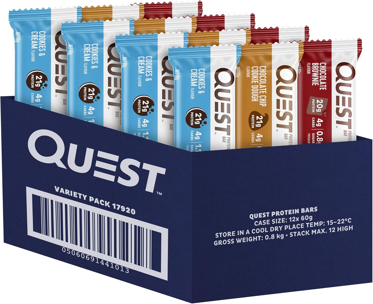 Quest Nutrition Variety Pack Protein Bars, High Protein, Low Carb, Keto Friendly, 12 Count image number 3