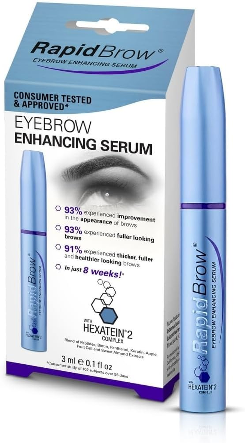 RAPIDBROW Eyebrow Enhancing Serum, 3Ml /0.1 Fluid Ounce Clear image number 5