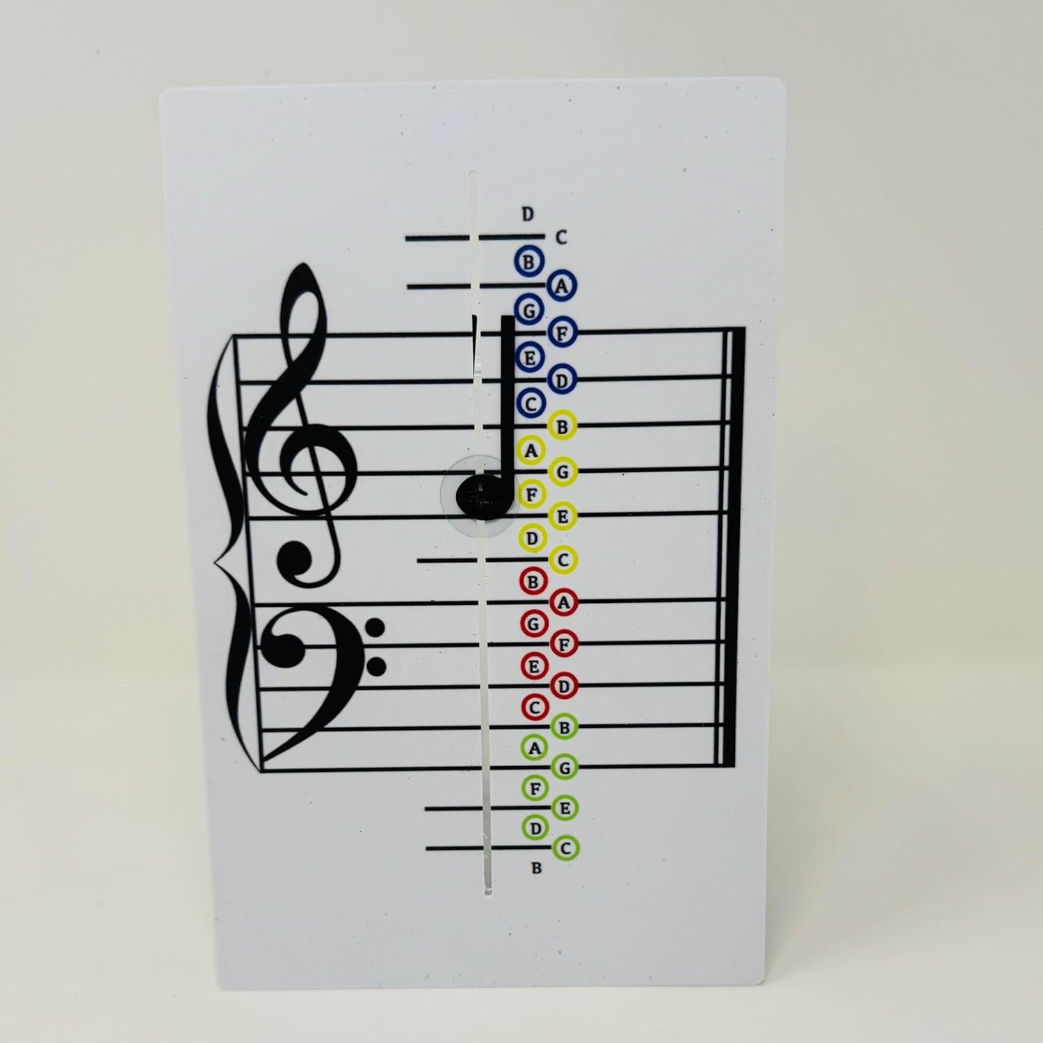 Music Tools Lady - Piano Keys Teacher & Magnetic Practice Board, Piano Teaching Tools, Instruments for Kids, Keyboard, Dry Erase Board, Piano Teaching Aids, Label Stickers, Flashcards image number 5