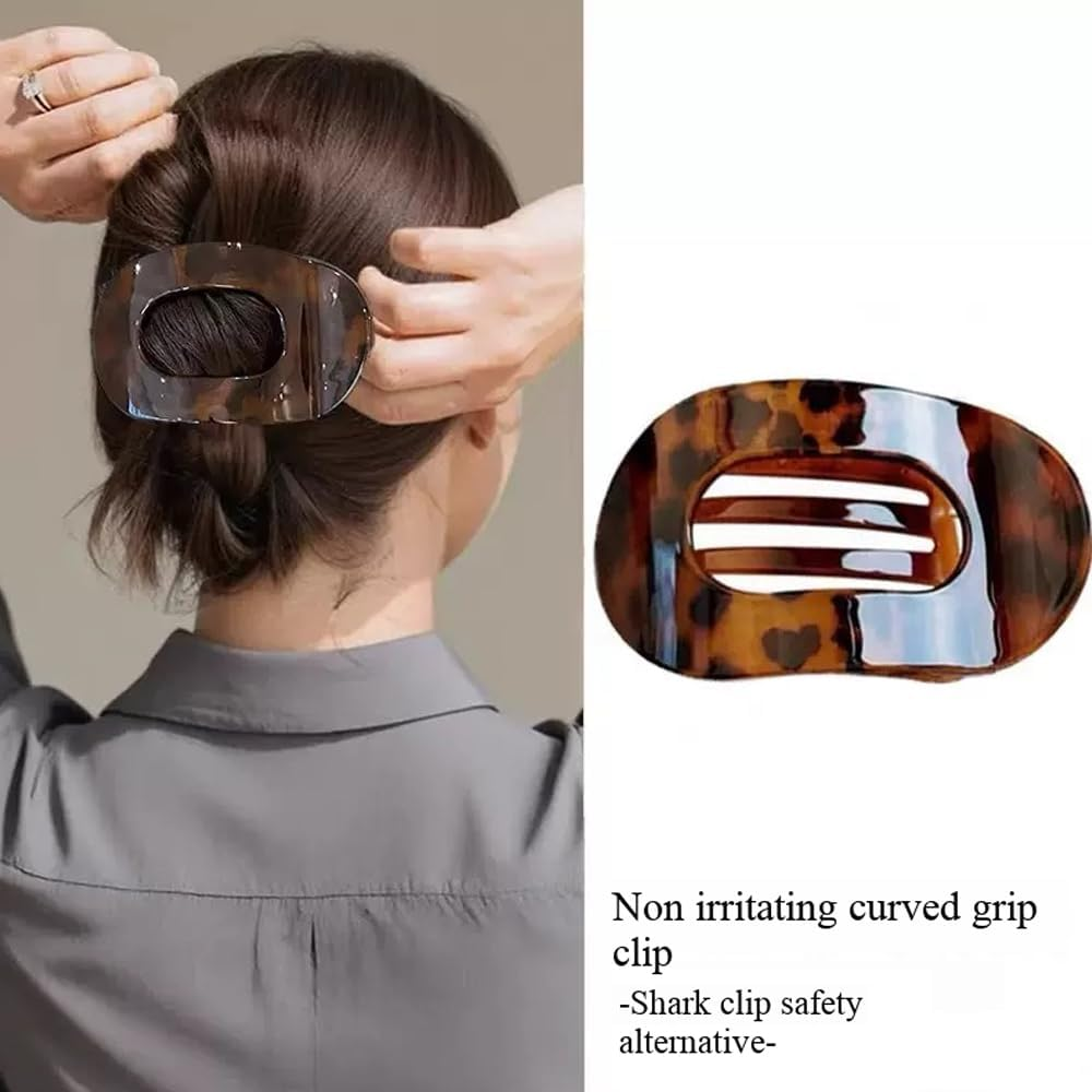 TSUOUKL Pack of 3 French Hair Clips Women, Hair Clip Set for Women, Thin Hair Automatic Hair Clip for Fine Hair image number 5