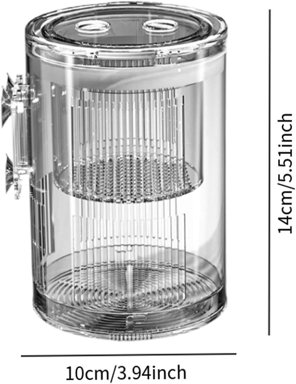 Aquarium Breeder Box Fish Breeding Box Aquatic Pet Case with Suction Cups Easy image number 6