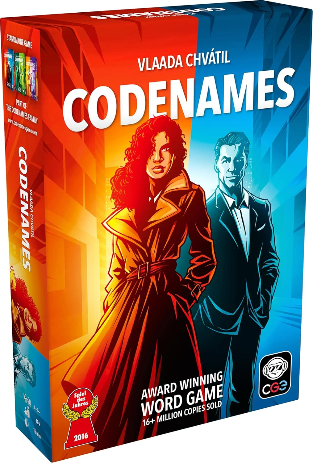 Czech Games | Codenames | the Ultimate Word and Clue Game, Now Refreshed | 2-8 Players, Ages 14+ image number 1