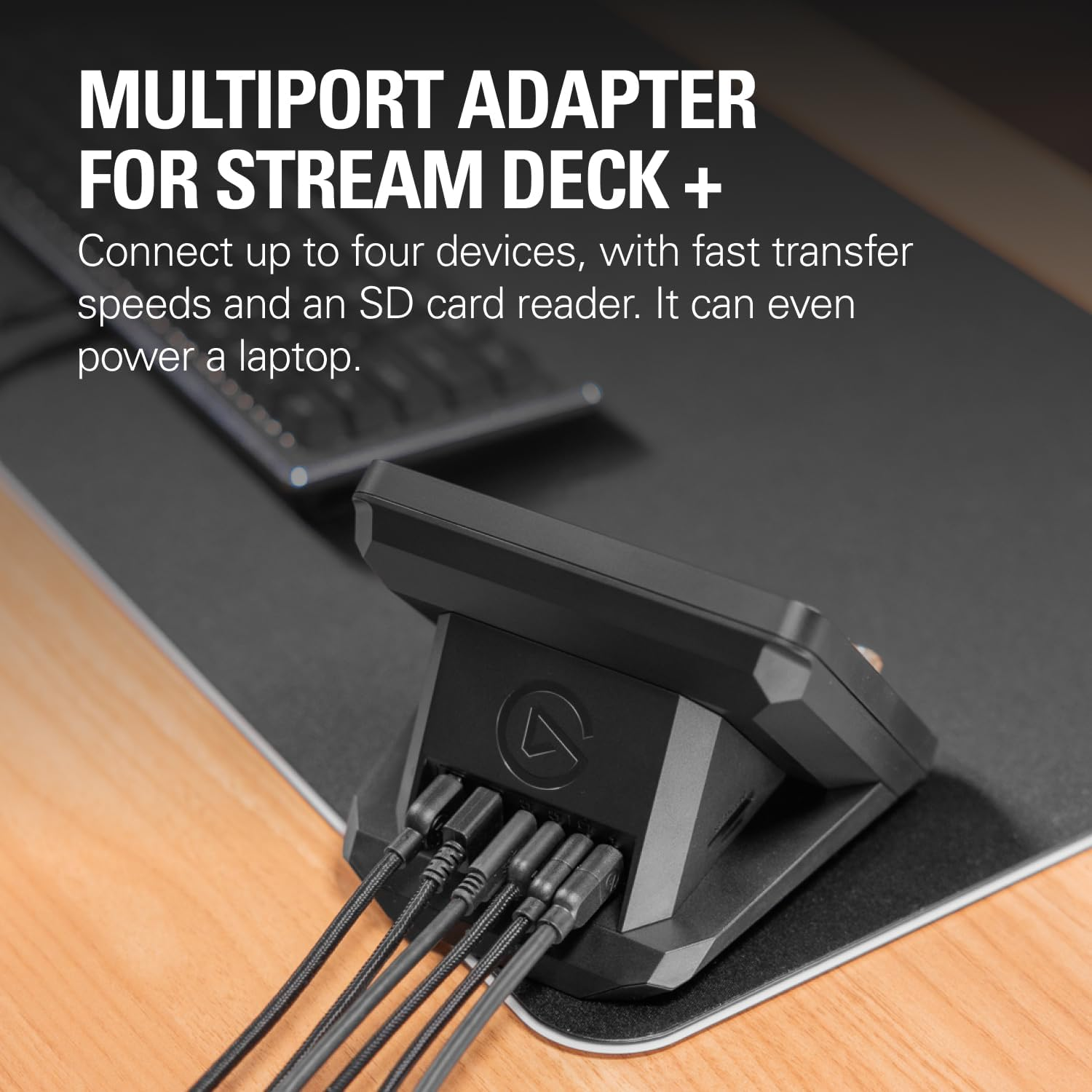 Elgato USB Hub &ndash; for Stream Deck +, 2 USB-C Ports/2 USB-A Ports, Power Delivery, Sd/Microsd Card Reader &ndash; USB-C, Mac/Pc, Stream Deck & Power Supply Not Included image number 5