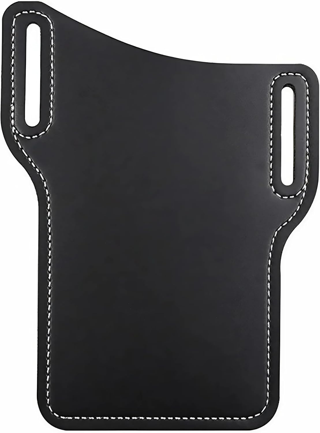 Men Outdoor Belt Waist Bag Leather Case Pouch Cell Phone Card Holder Cover Phone Storage Pouch image number 2