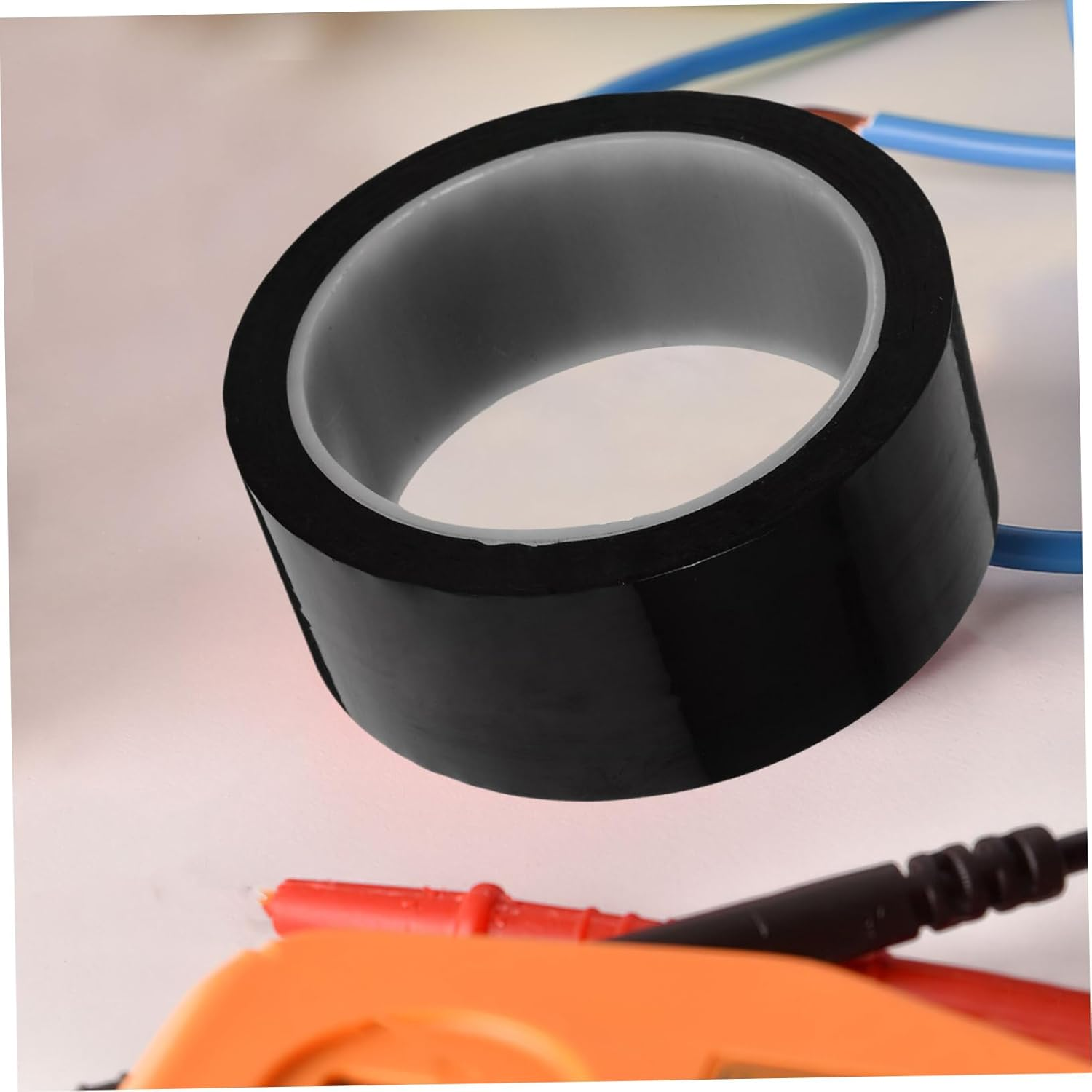 ULTECHNOVO High Temp Resistant Black Duct Tape Heatproof Light Dimming Tape No Residue Led Light Blocking Blackout Window Cover image number 4