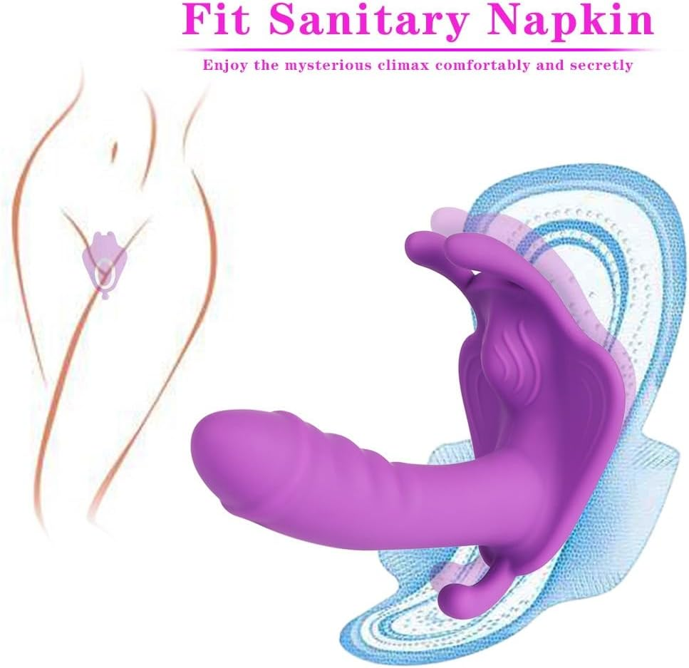 CTFIVING G Spot Vibrator Sex Toys for Women,Wearable Vibrator with 10 Quickly Wiggling & Vibrating Adult Sex Toys Remote Vibrating Panty Rechargeable Clit Vaginal Stimulator Anal Nipples Massager for Woman Female Couples image number 2