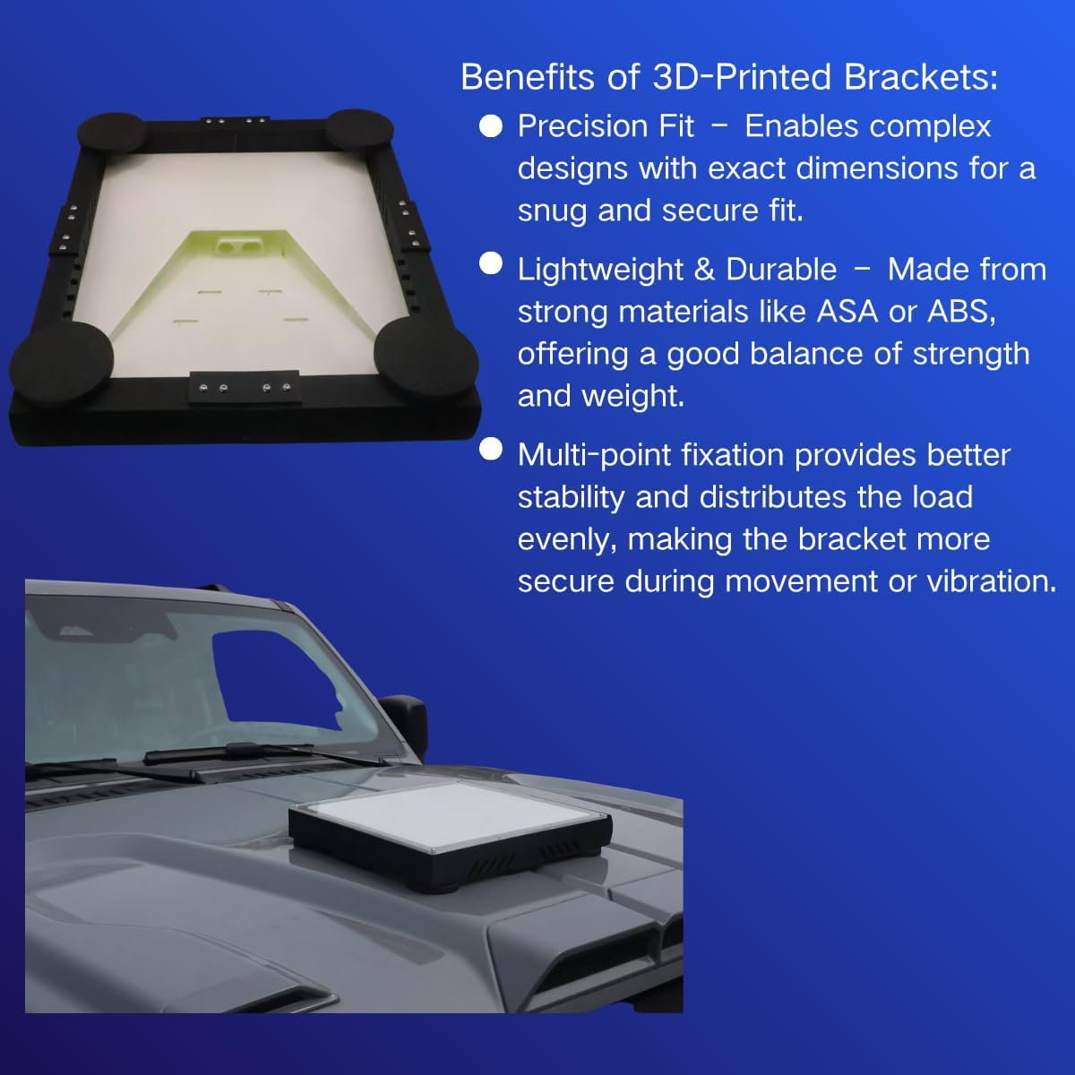 Vovlejk Starlink Mini Vehicle Mounting Kit, Magnetic or Suction Cup Option, Car Roof Mount for Stable Signal Reception (Magnetic Version) image number 1