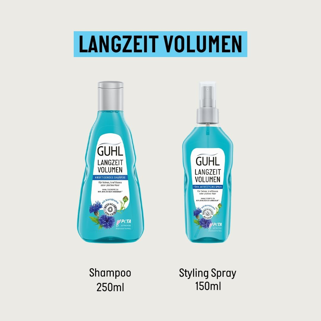 Guhl Long-Term Volume Shampoo - Contents: 250 Ml - Volume and Fullness for Fine Hair image number 3