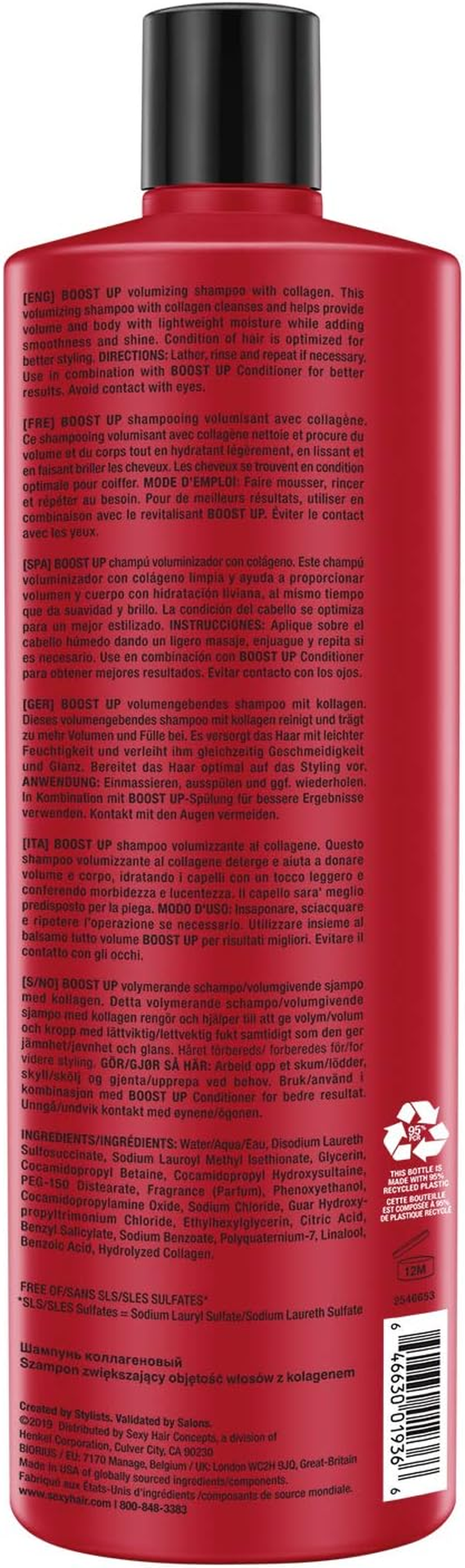 Sexy Hair Big Boost up Volumizing Shampoo, 999.58 Ml image number 1