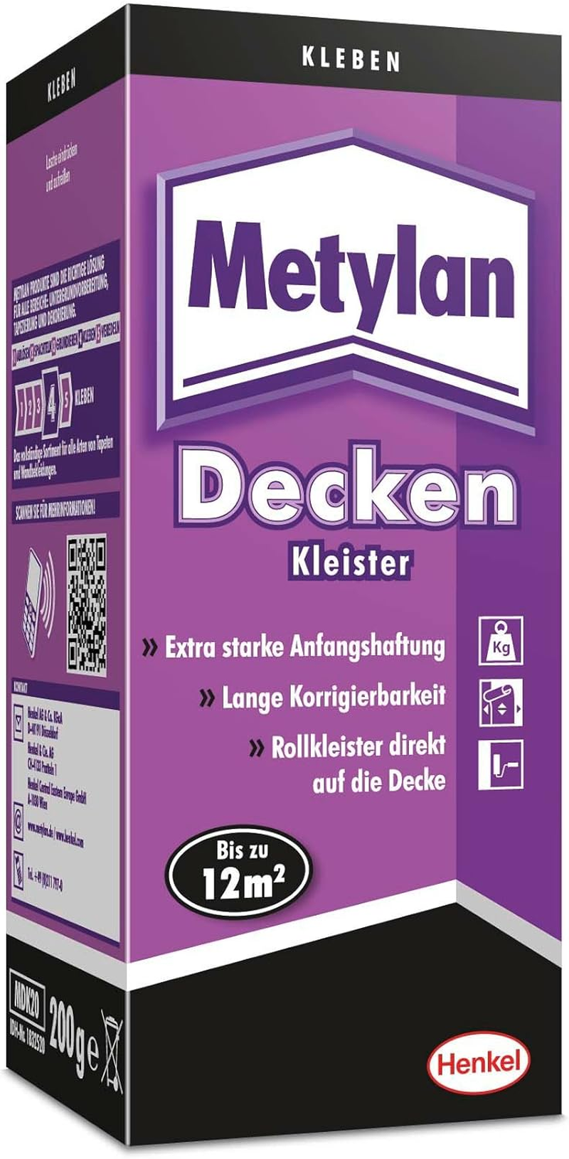 Metylan Normal 1545 Glue for Wallpaper image number 3