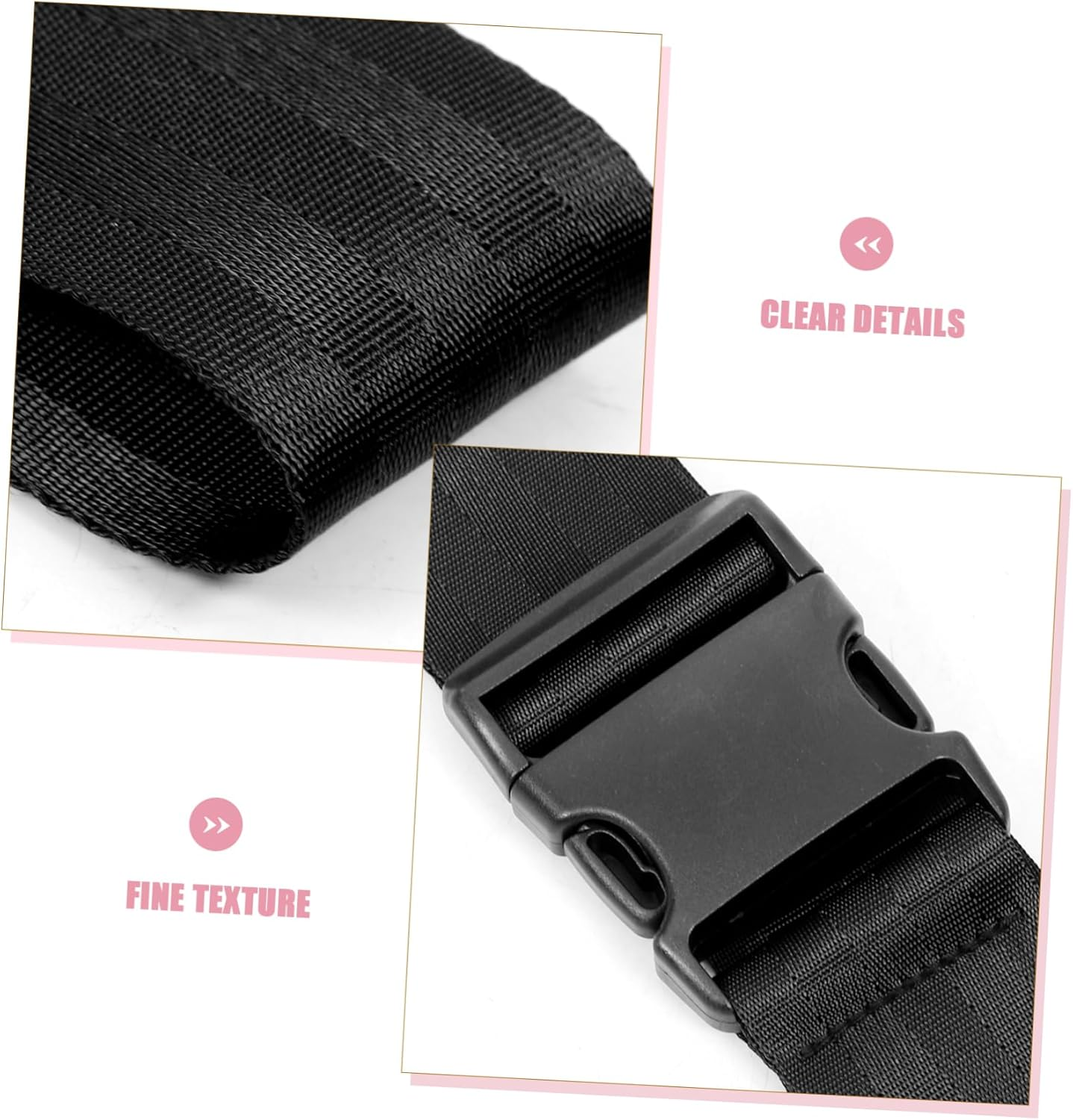 WESIEVYA Adjustable Suitcase Straps Luggage Bands Luggage Strap Buckle for Suitcases image number 3