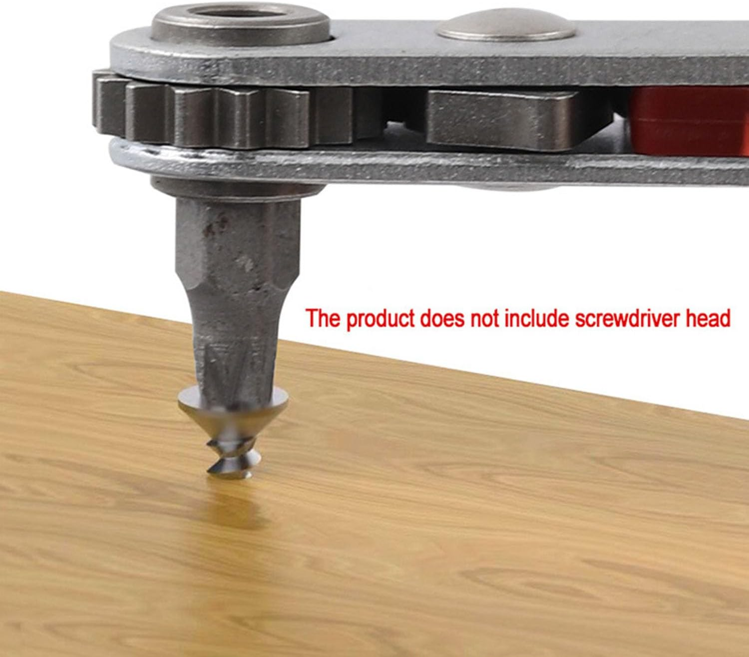 Mtxorvix 2Pcs Mini Ratchet Wrench Set, 1/4 Inch Drive Ratcheting Screwdriver Wrenches Elbow Head & Flat Head High Torque Offset Reversible Drive Handle for 1/4" Hex Shank Drill/Screwdriver Bits image number 4