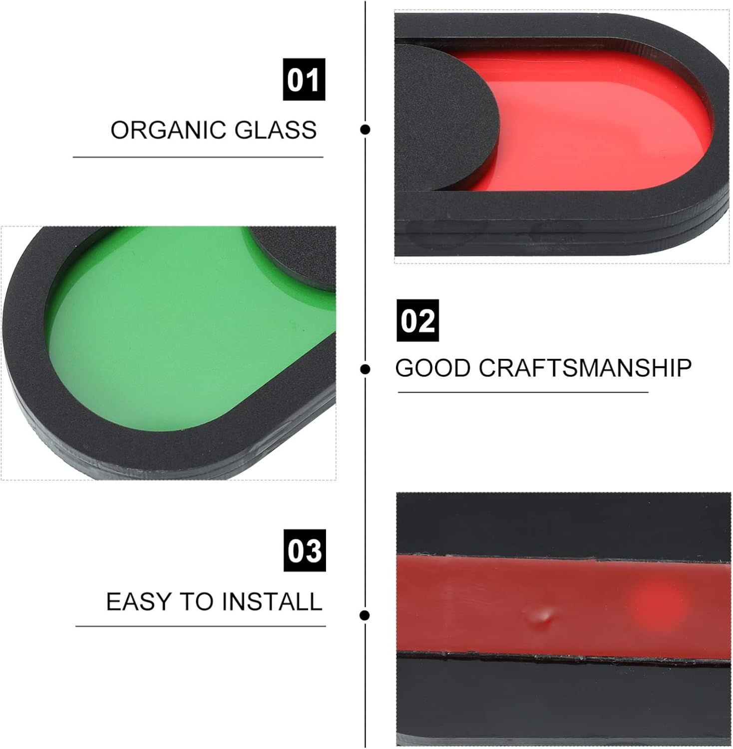 Mipcase Privacy Sign- Vacant Occupied Door Sign for Home Office Restroom Conference Hotels Hospital, Slider Door Indicator Tells Whether Room Vacant or Occupied image number 2